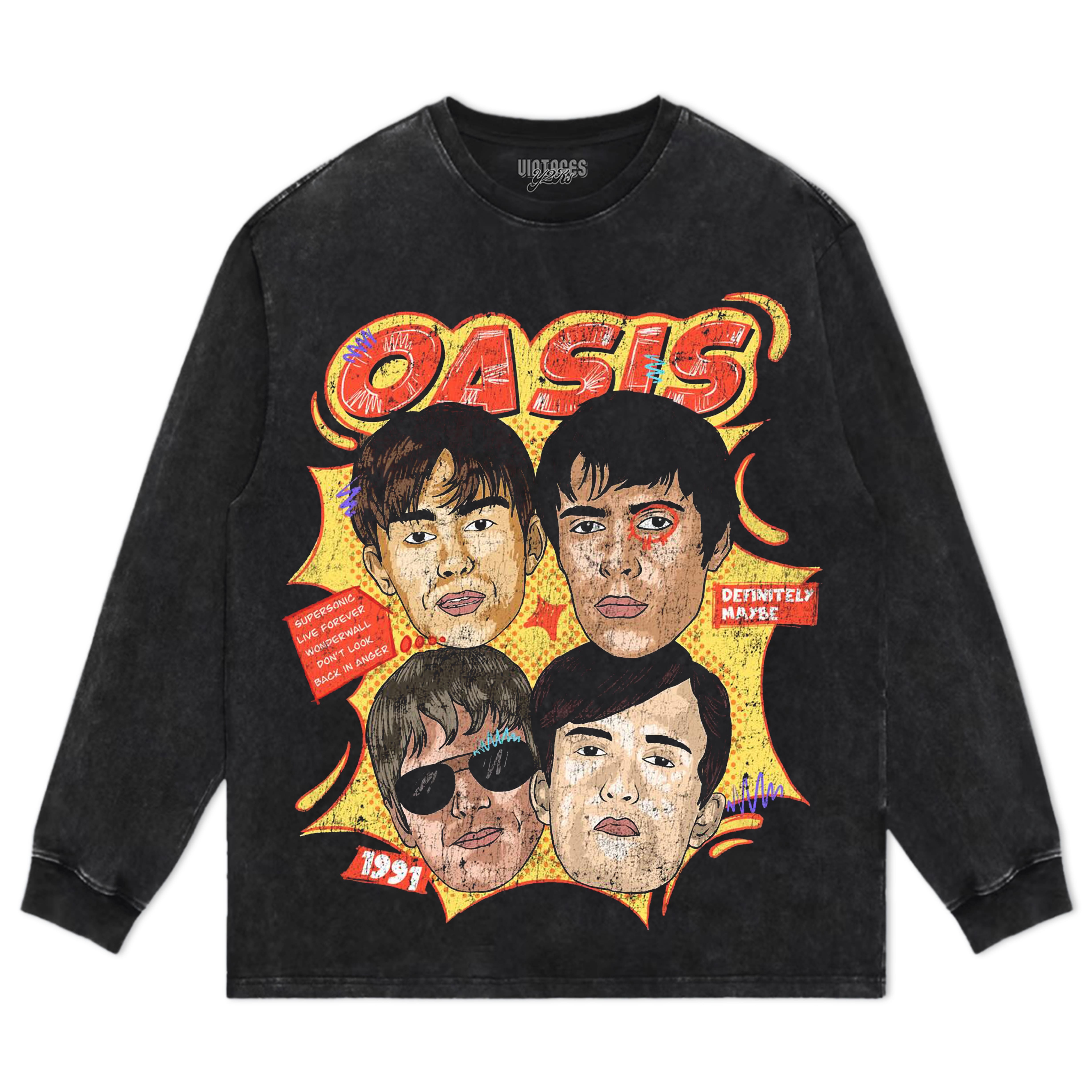 OASIS-DEFINITELY MAYBE V2 TEE & LS & HOODIE