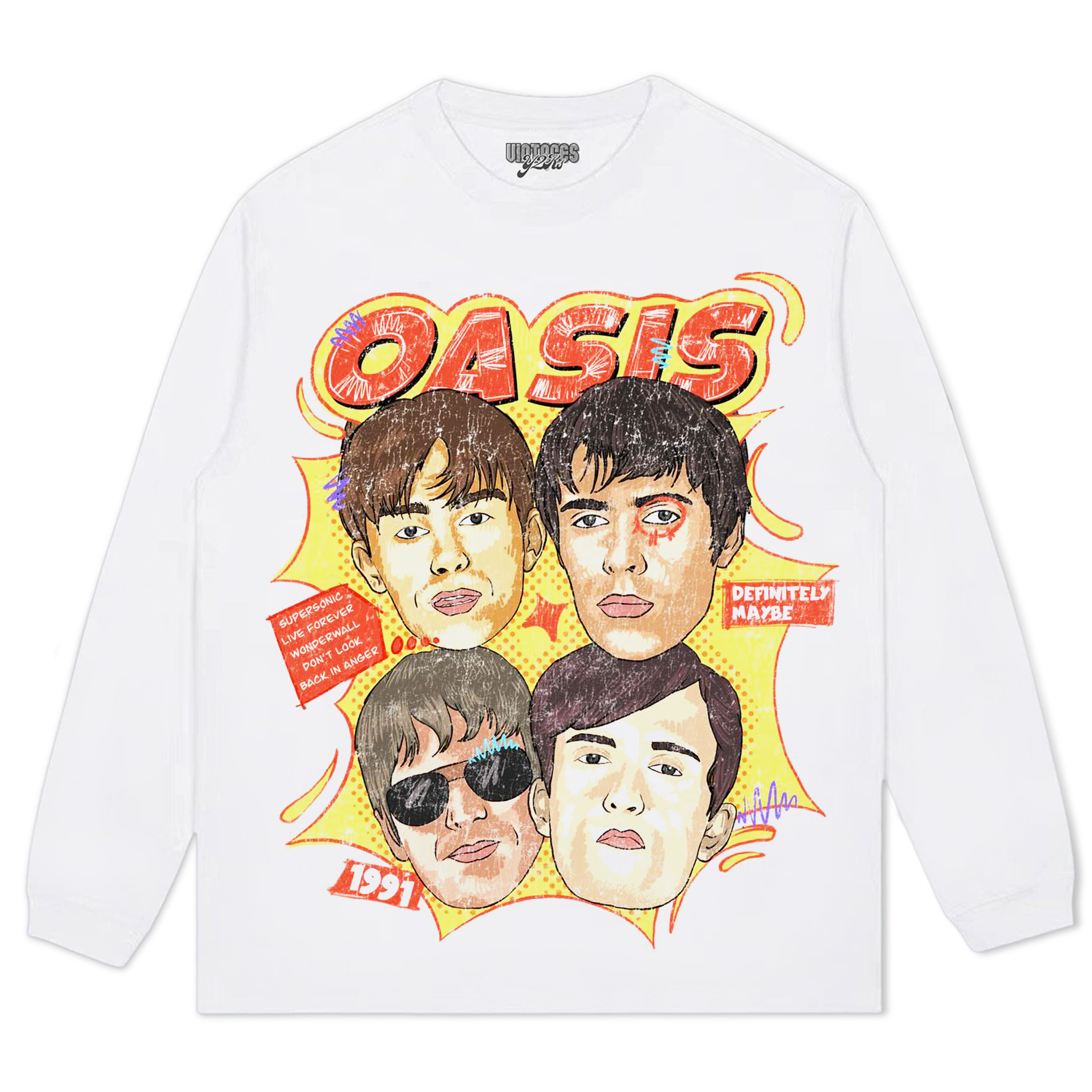 OASIS-DEFINITELY MAYBE V2 TEE & LS & HOODIE