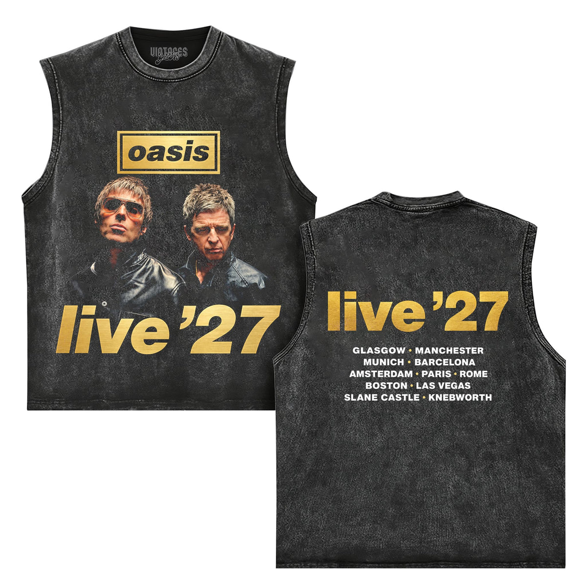 OASIS LIVE 27 TANK TOP & TEE