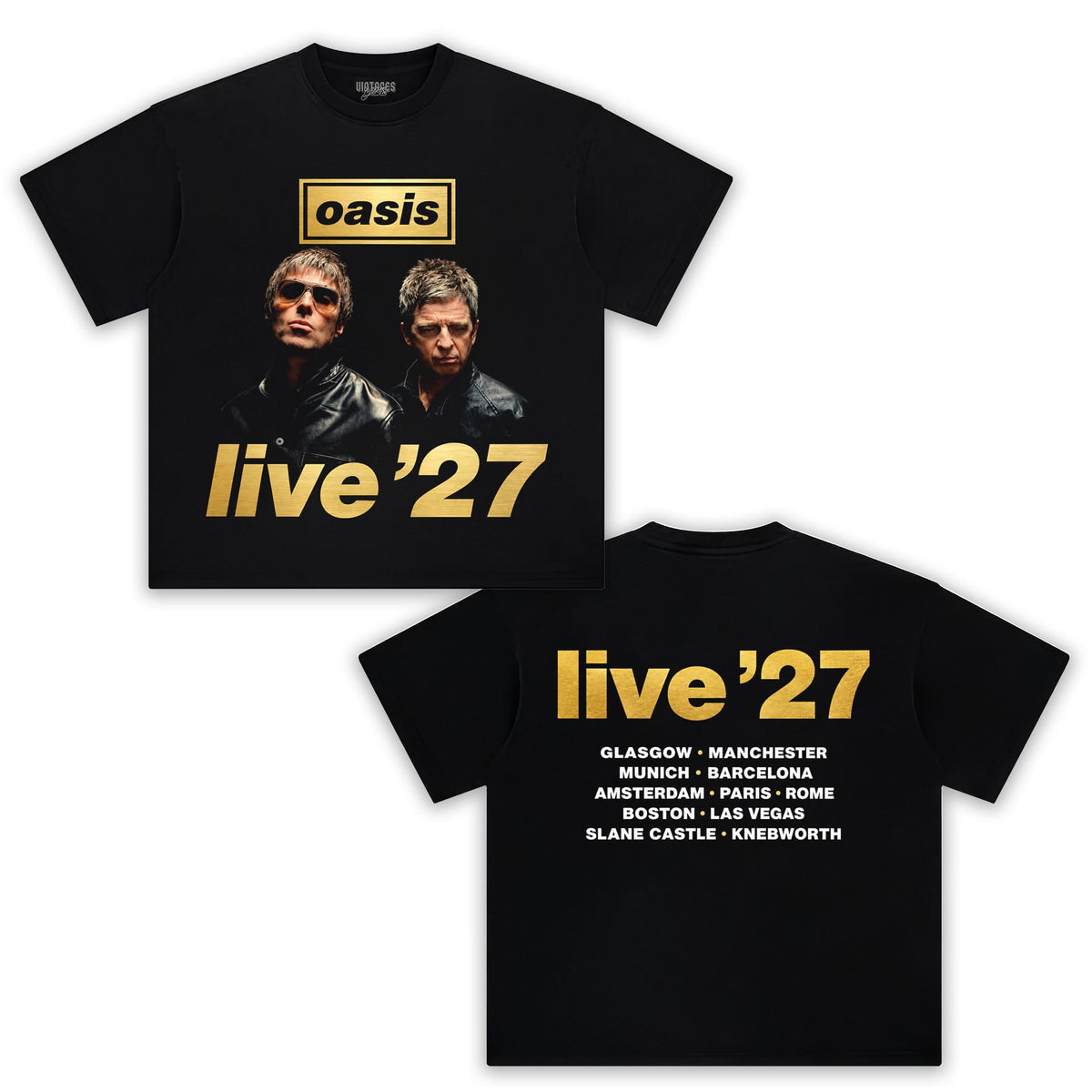 OASIS LIVE 27 TANK TOP & TEE