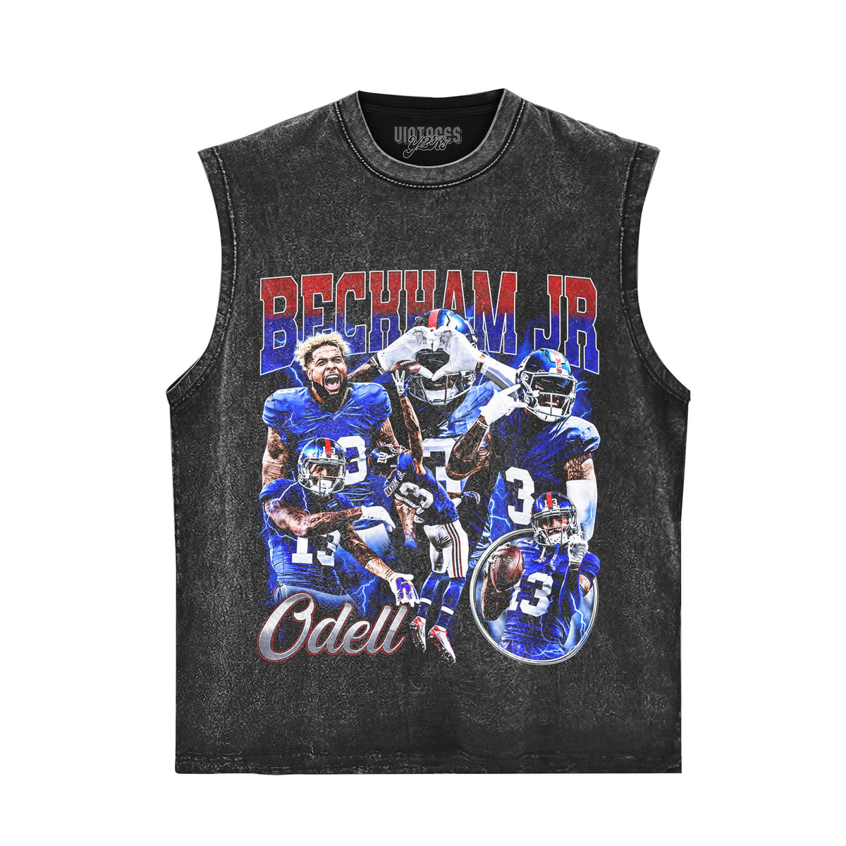OBJ - NEW YORK FOOTBALL VINTAGE V2 TANK TOP & TEE & LONG SLEEVE & LAYERED LS & HOODIE