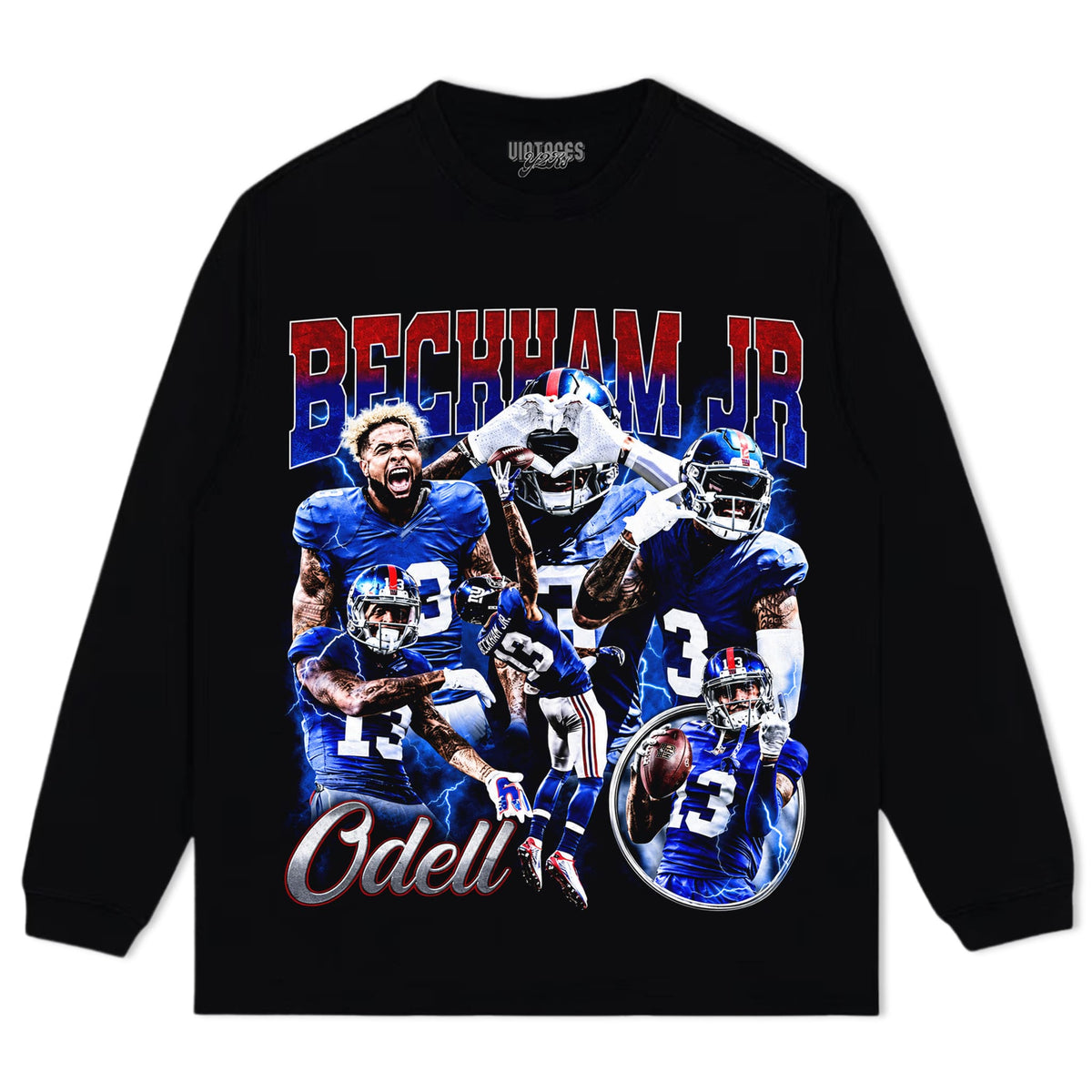 OBJ - NEW YORK FOOTBALL VINTAGE V2 TANK TOP & TEE & LONG SLEEVE & LAYERED LS & HOODIE