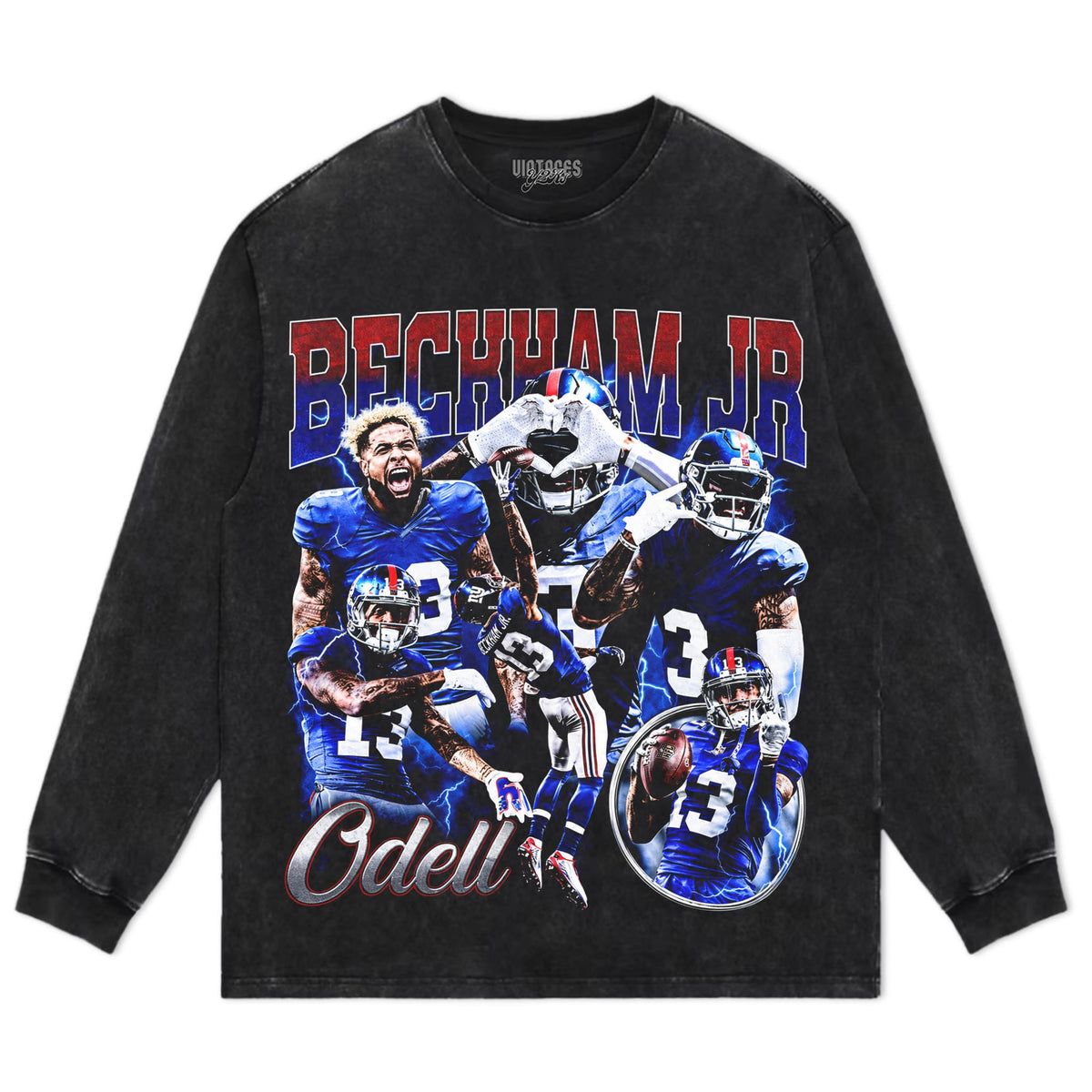 OBJ - NEW YORK FOOTBALL VINTAGE V2 TANK TOP & TEE & LONG SLEEVE & LAYERED LS & HOODIE