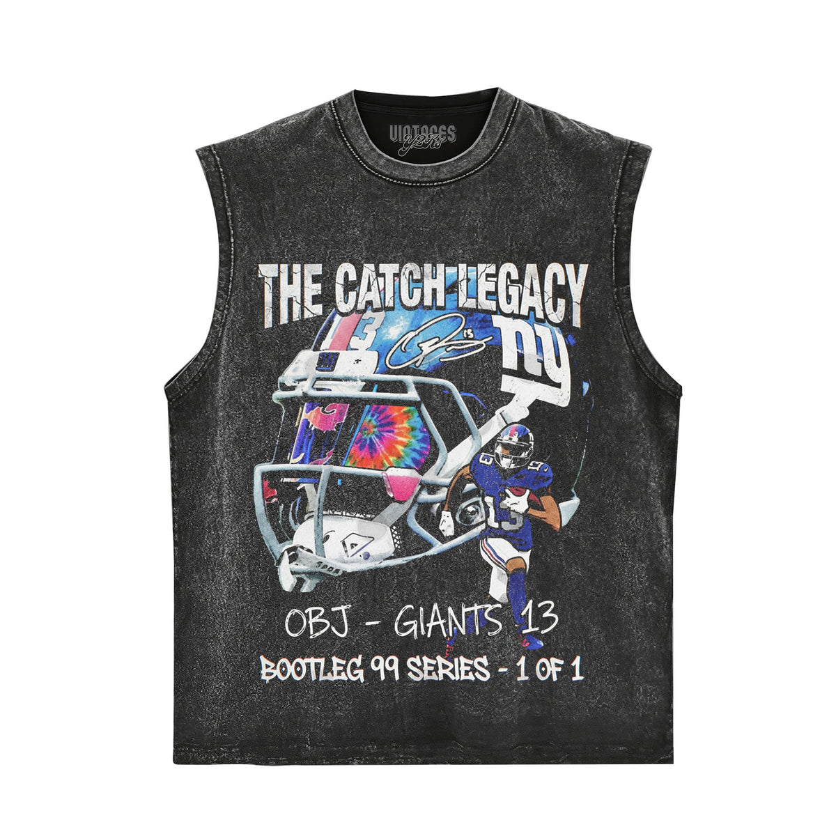 OBJ - THE CATCH GIANTS VINTAGE V2 TANK TOP & TEE & LONG SLEEVE & LAYERED LS & HOODIE