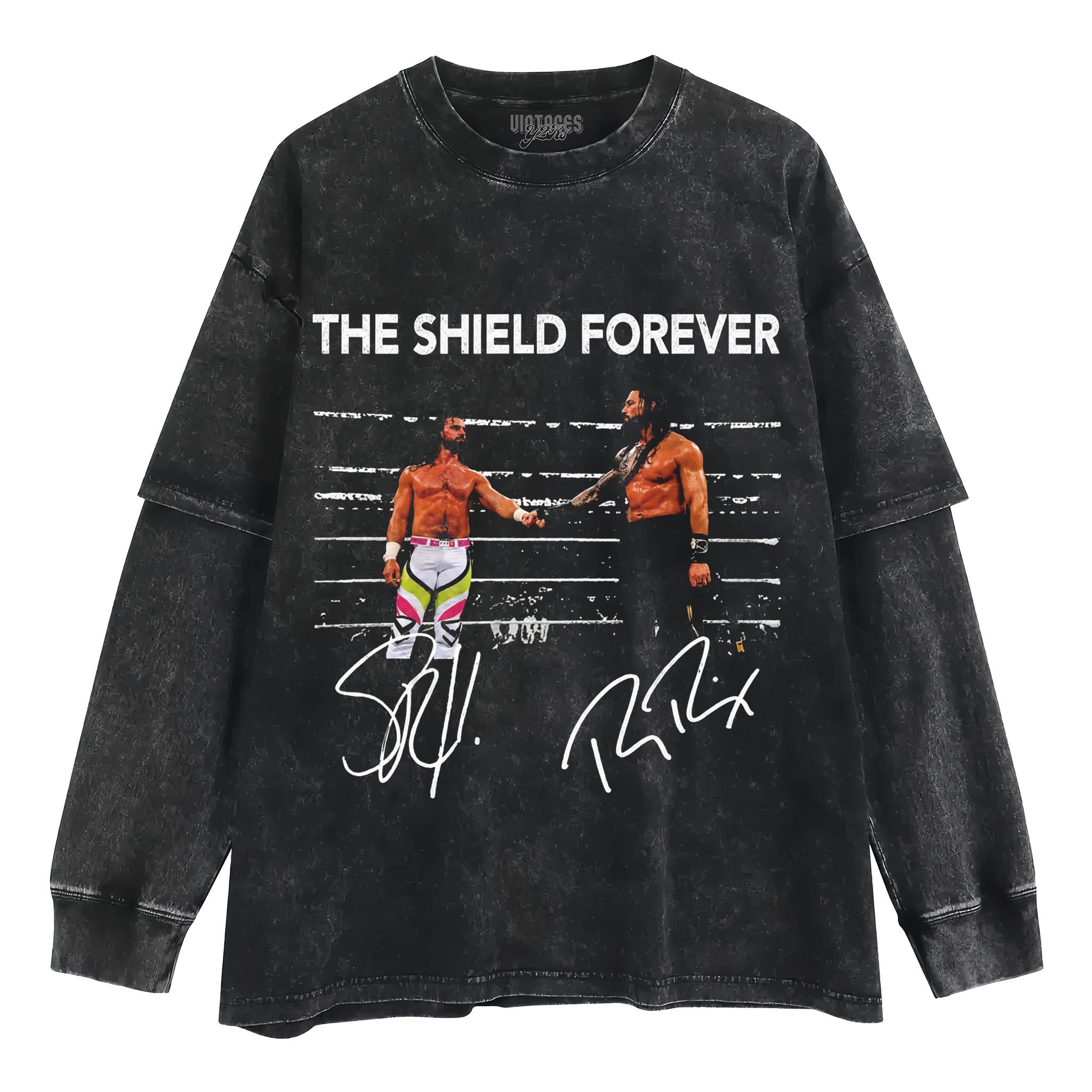 OFFICIAL 2026 THE SHIELD FOREVER ROMAN REIGNS AND SETH ROLLINS TANK TOP & TEE & LONG SLEEVE & LAYERED LS & HOODIE