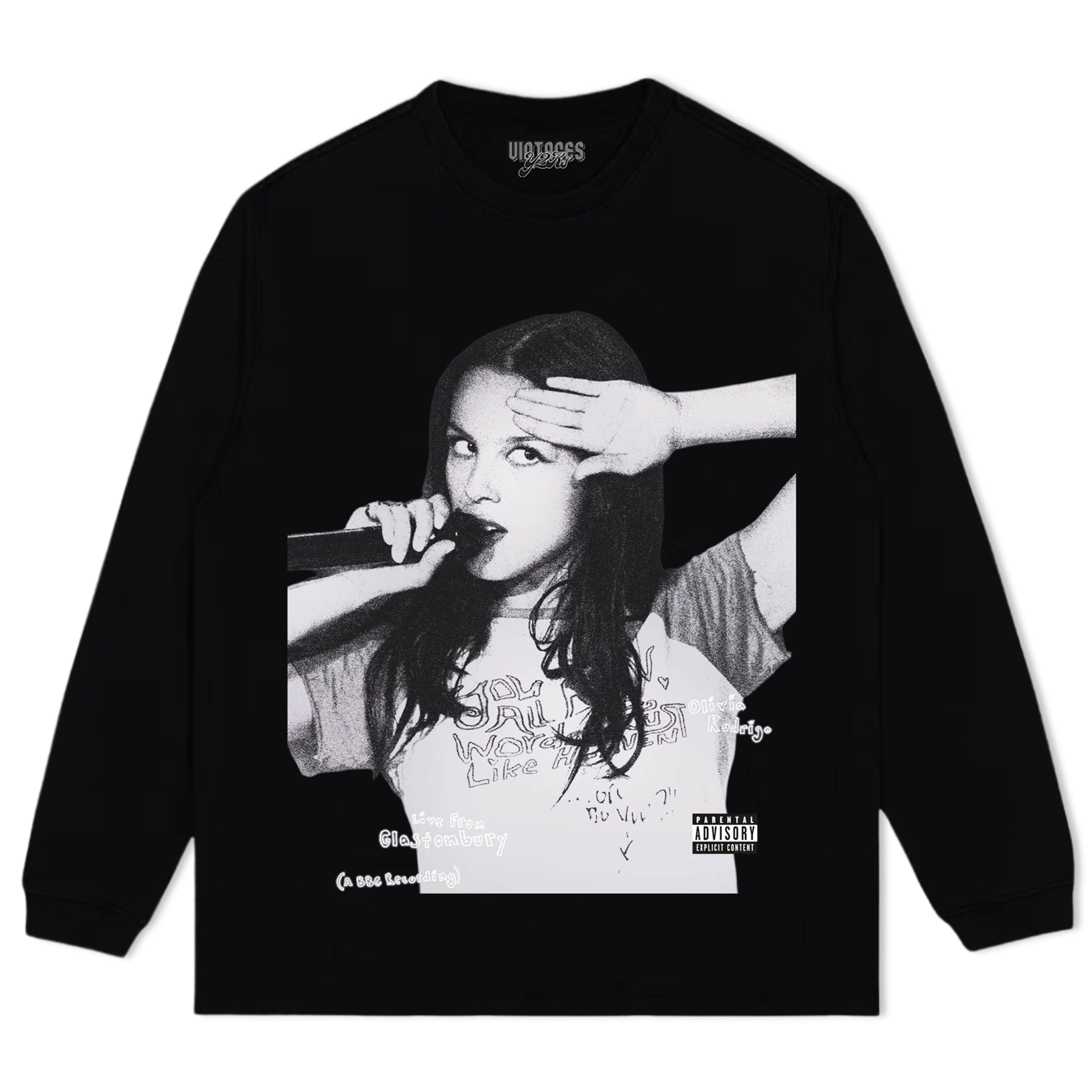 OLIVIA RODRIGO & LIVE FROM GLASTONBURY TEE & LS & HOODIE