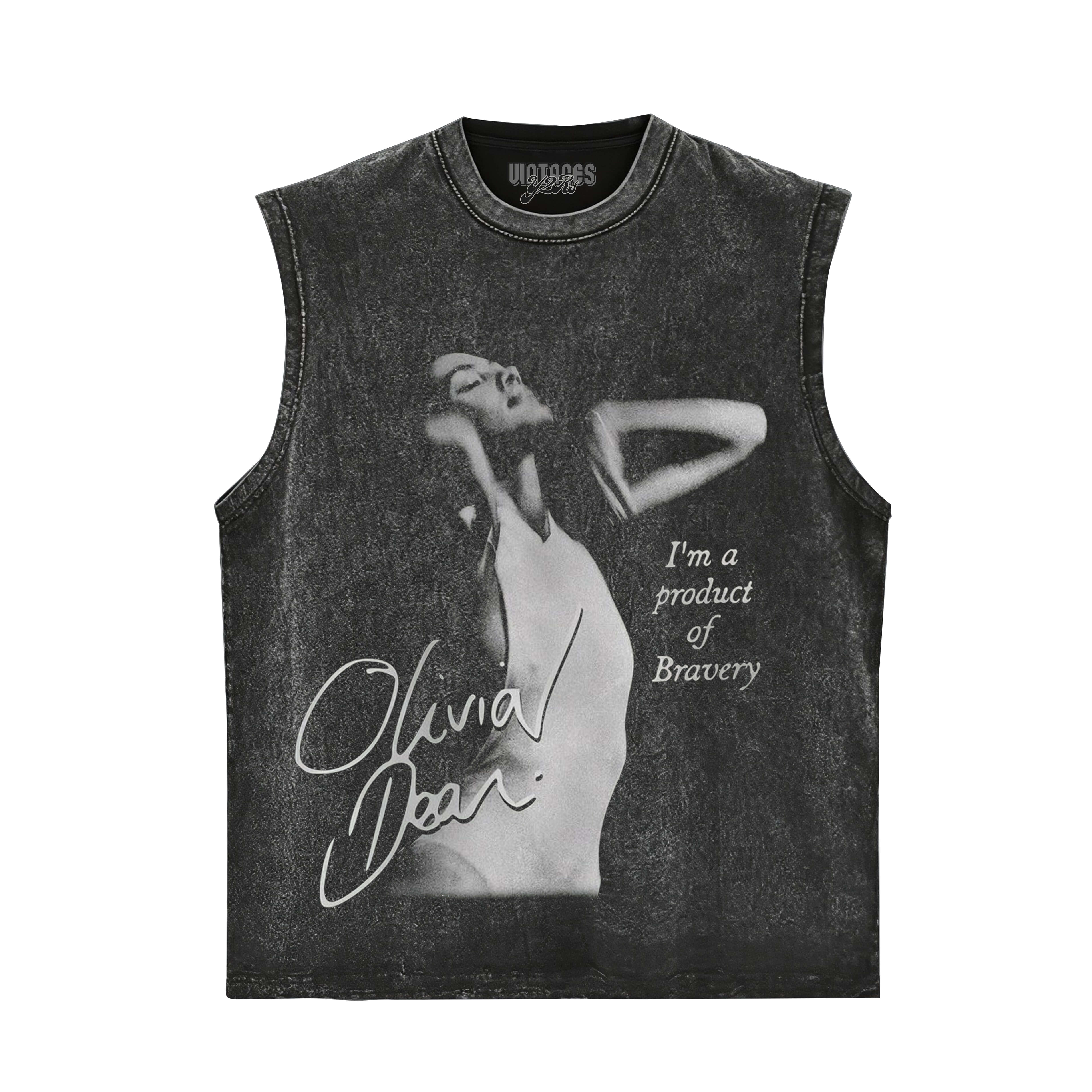 OLIVIA DEAN I’M A PRODUCT OF BRAVERY TANK TOP