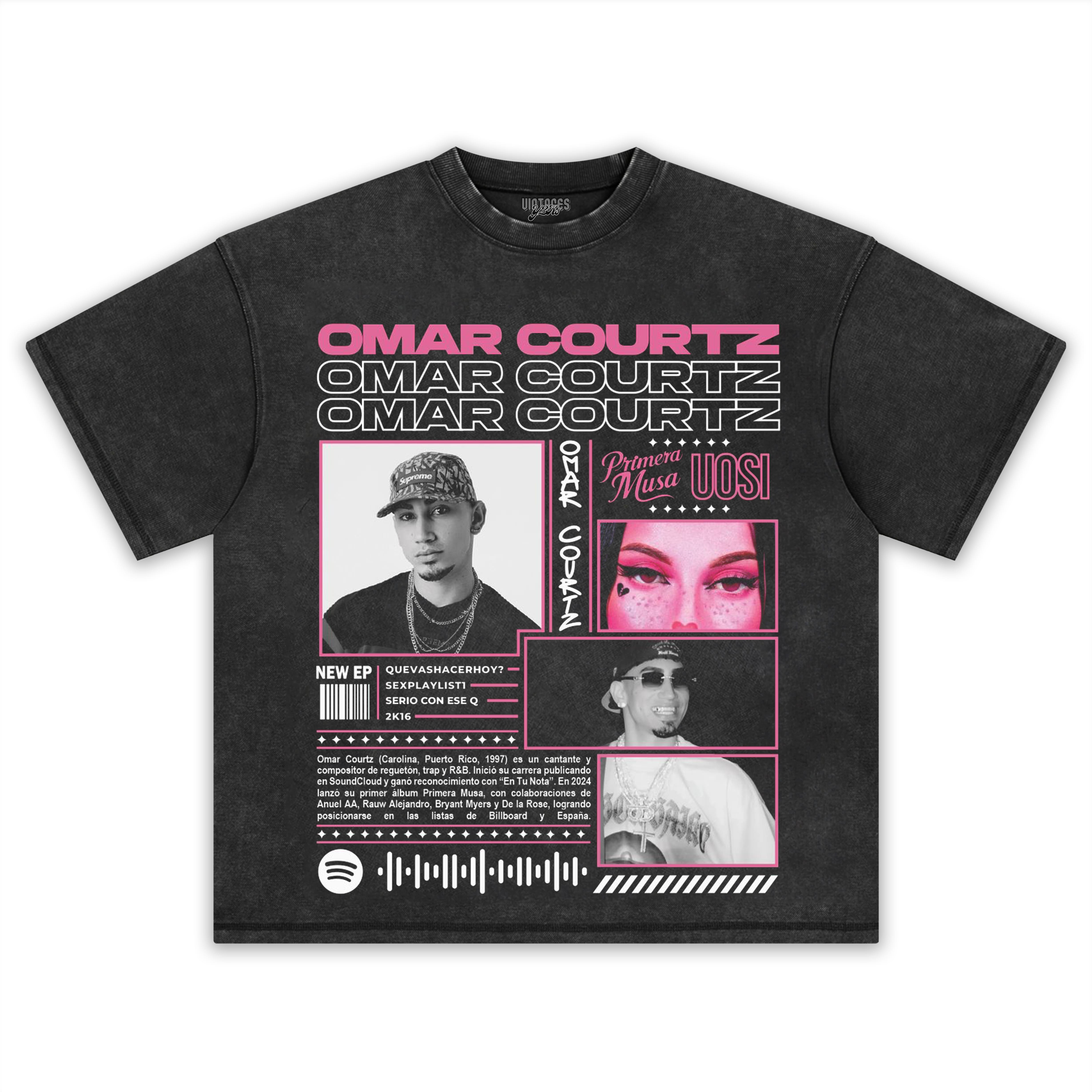 OMAR COURTZ TEE & LS & HOODIE