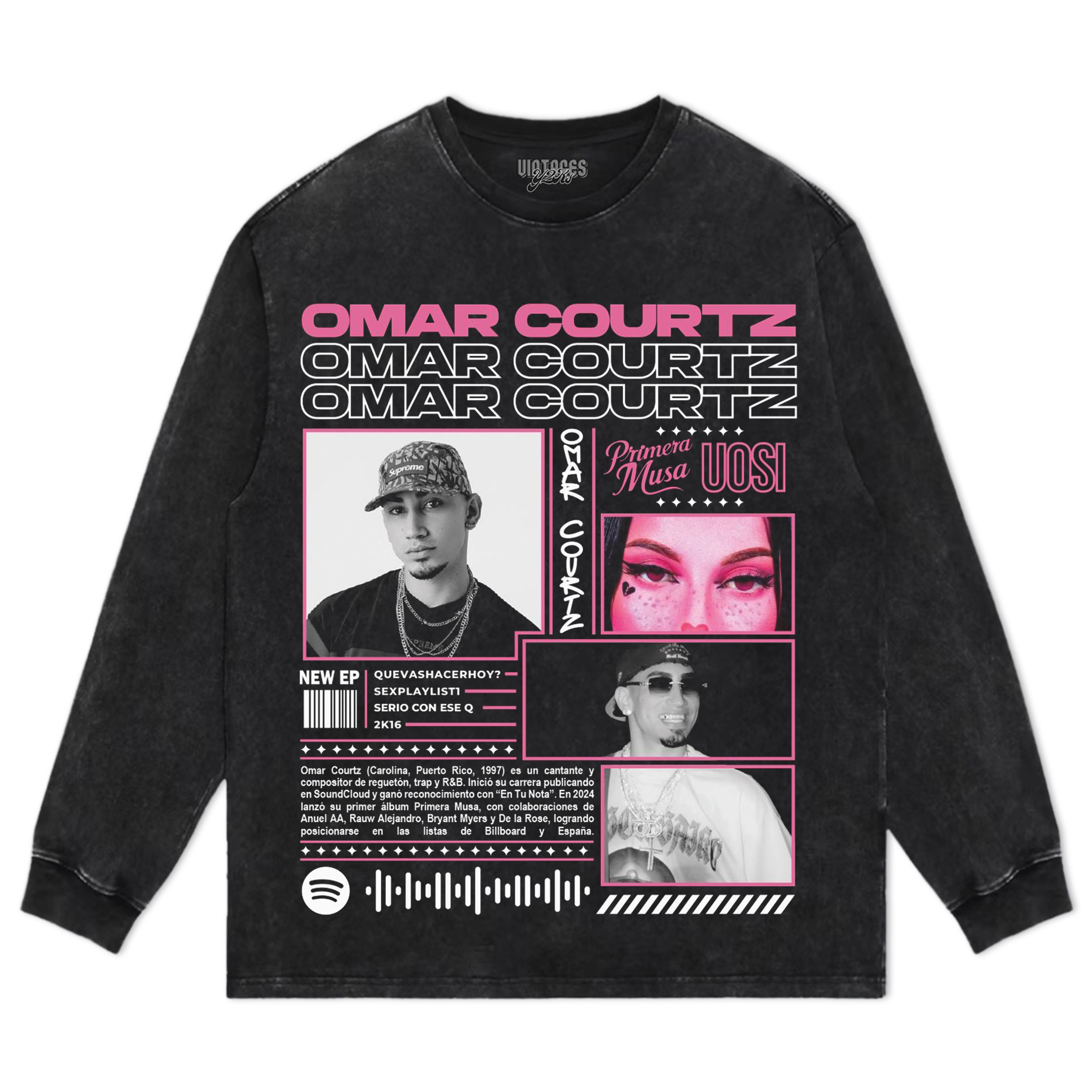 OMAR COURTZ TEE & LS & HOODIE