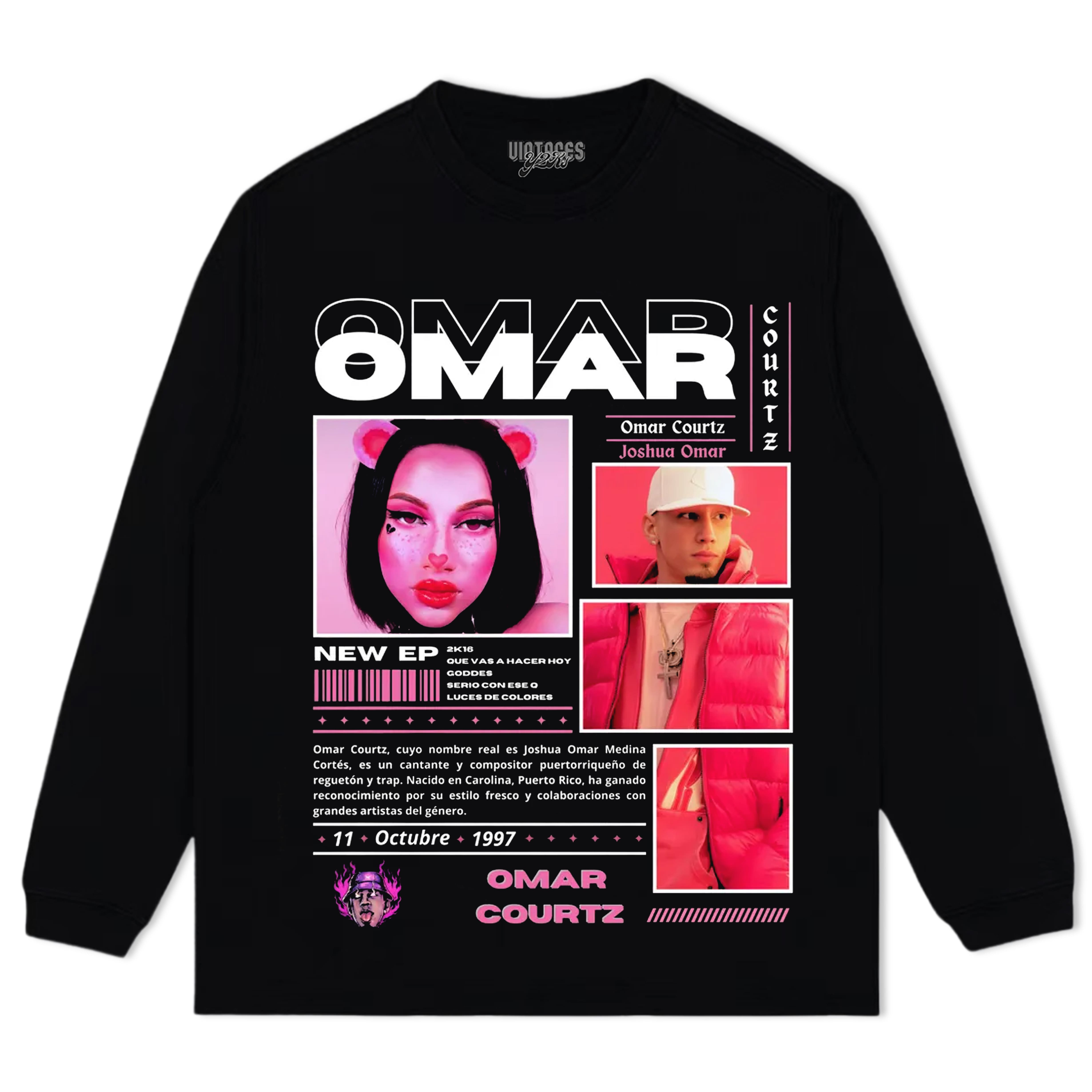 OMAR COURTZ V5 TEE & LS & HOODIE