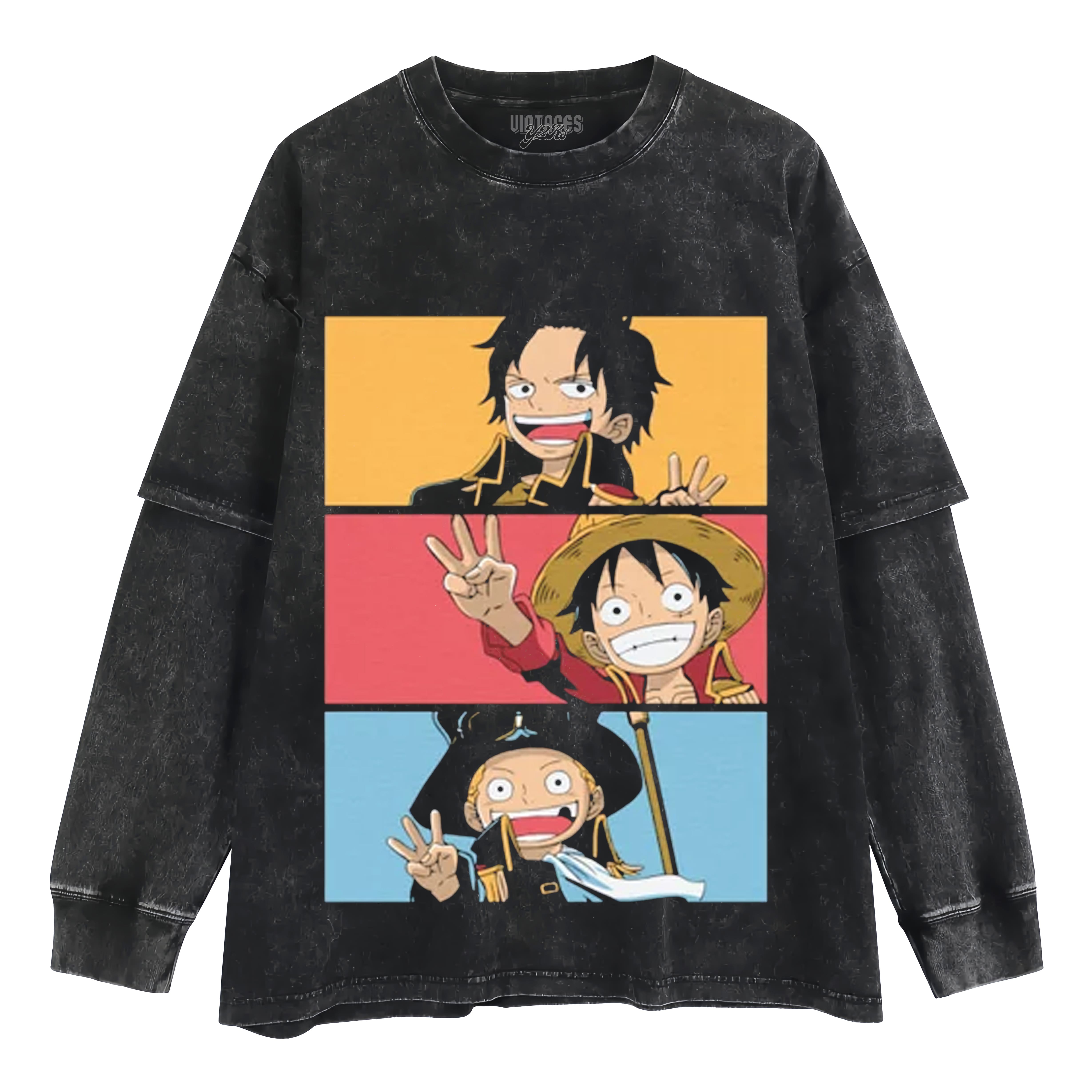 ONE PIECE - LUFFY BROTHERS LAYERED LONG SLEEVE