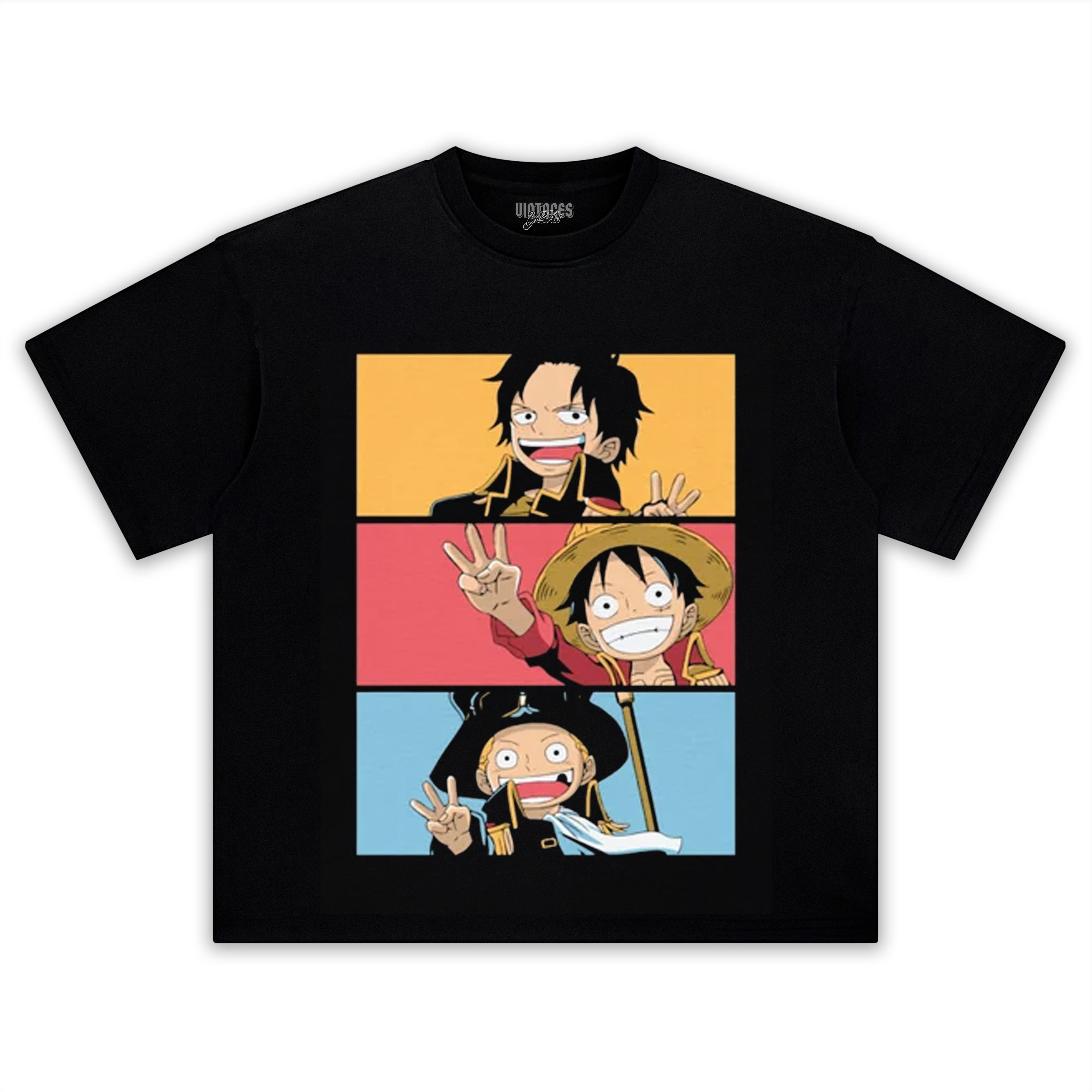 ONE PIECE - LUFFY BROTHERS TEE & LS & HOODIE