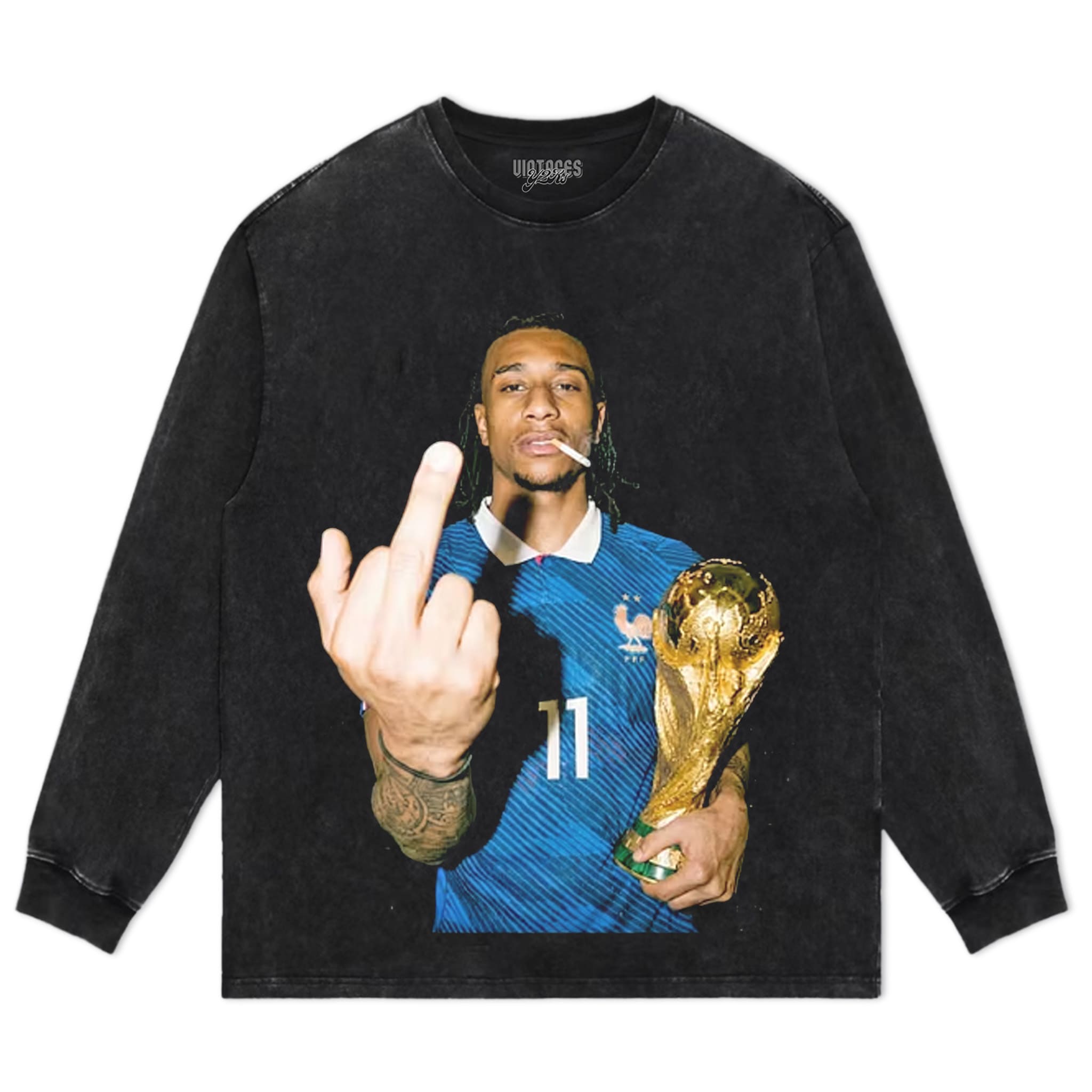 OUSMANE DEMBÉLÉ FRANCE TEAM V2 TANK TOP & TEE & LONG SLEEVE & LAYERED LS & HOODIE