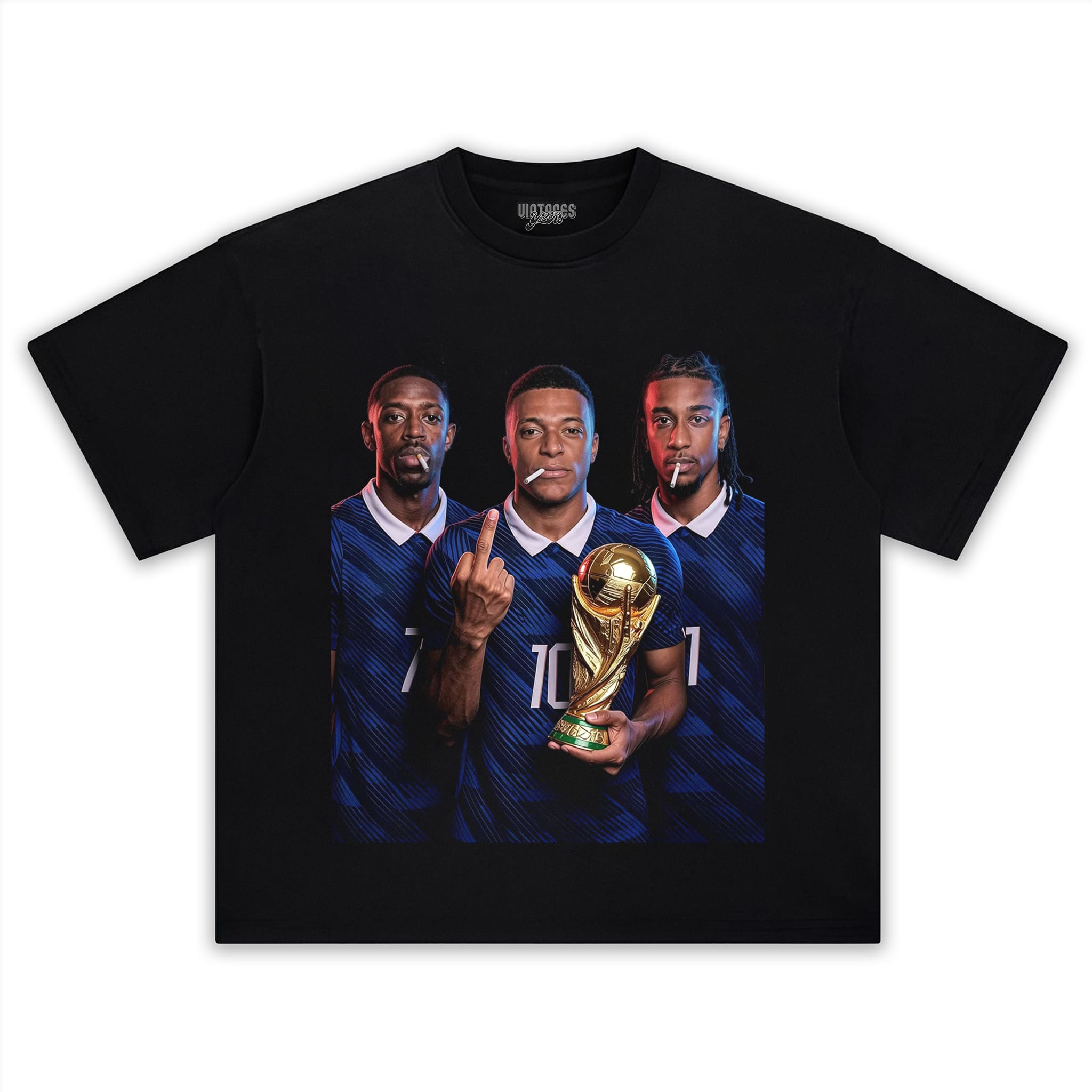 OUSMANE DEMBÉLÉ & KYLIAN MBAPPÉ & MICHAEL OLISE TANK TOP & TEE & LONG SLEEVE & LAYERED LS & HOODIE