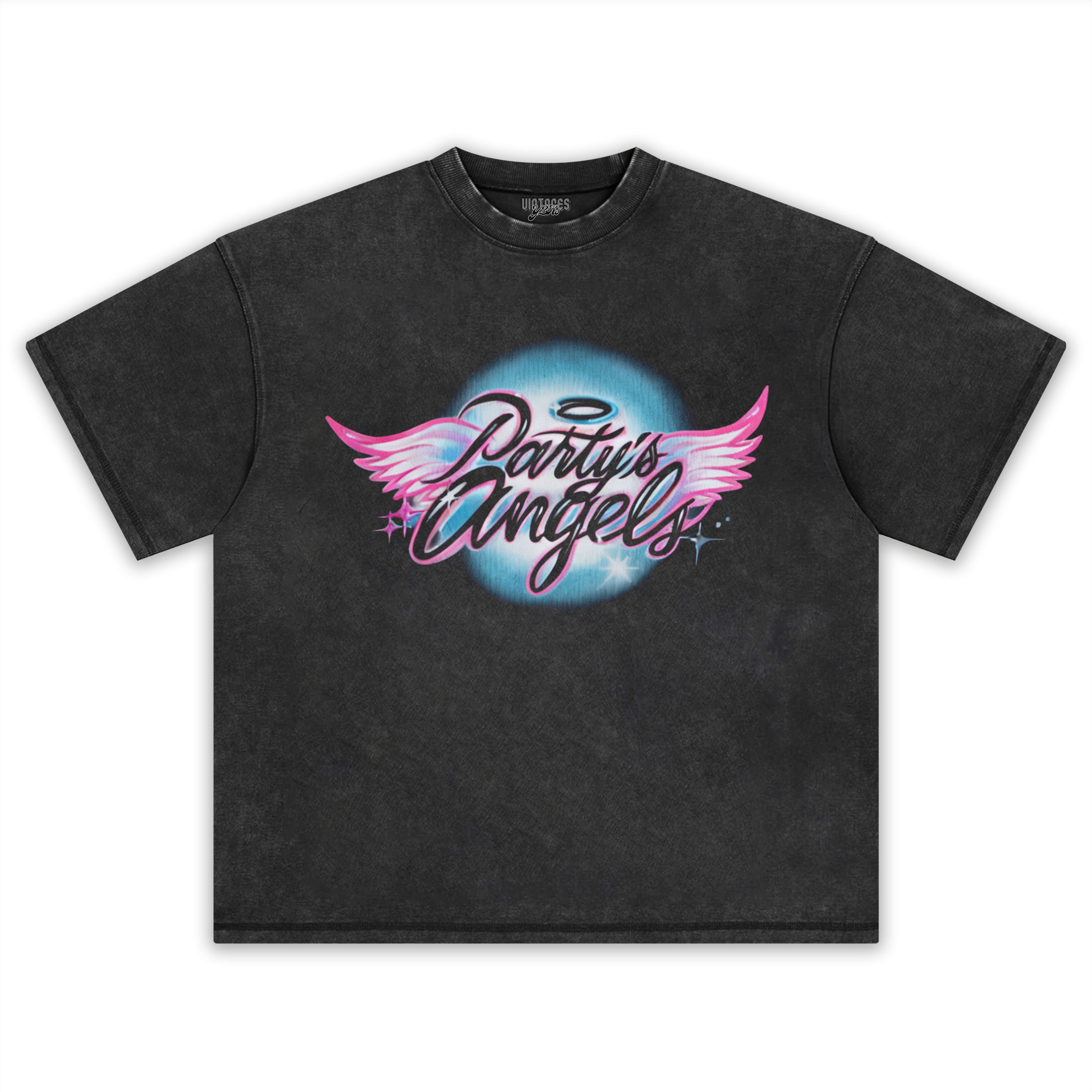 PARTY'S ANGELS WINGS TANK TEE & LS & HOODIE