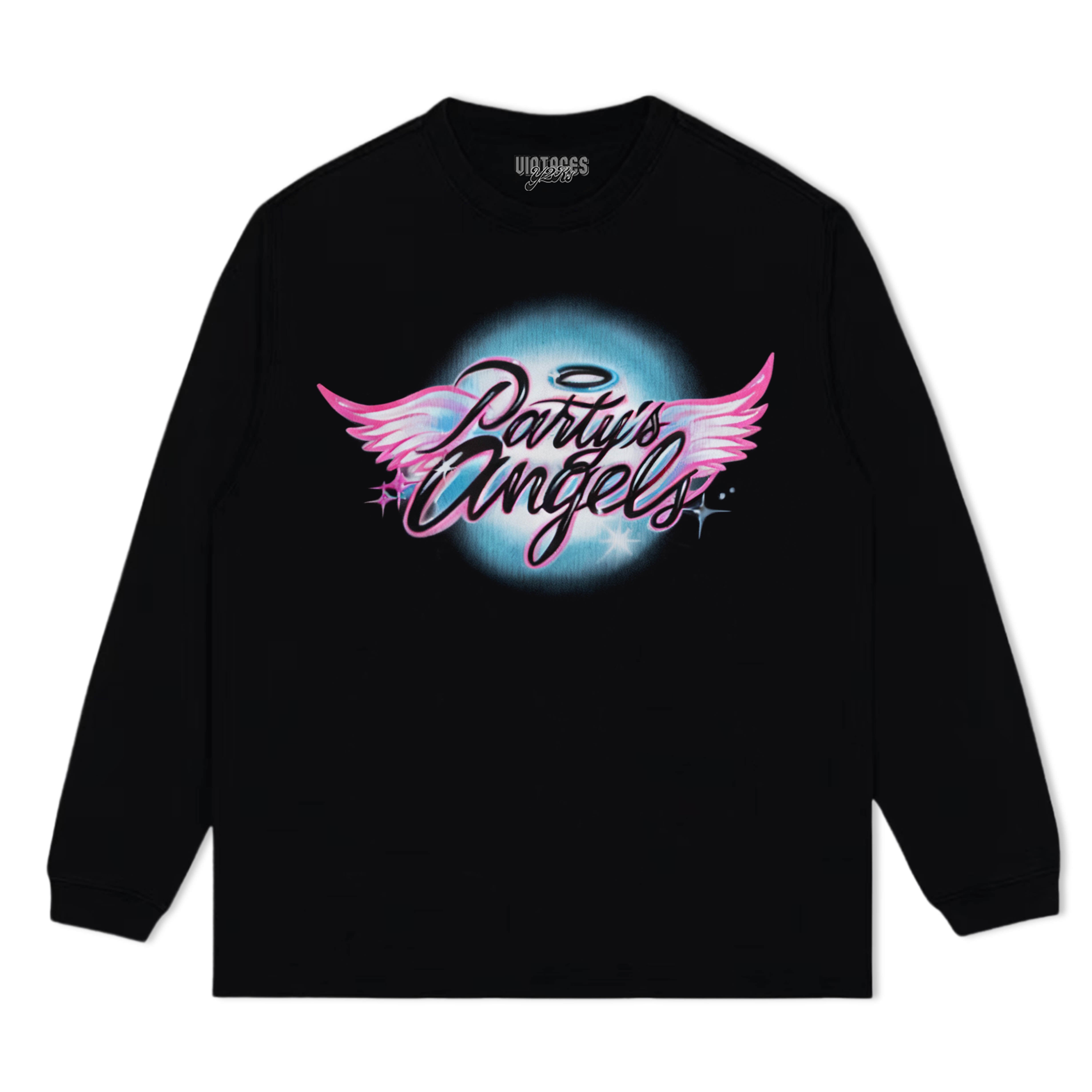 PARTY'S ANGELS WINGS TANK TEE & LS & HOODIE