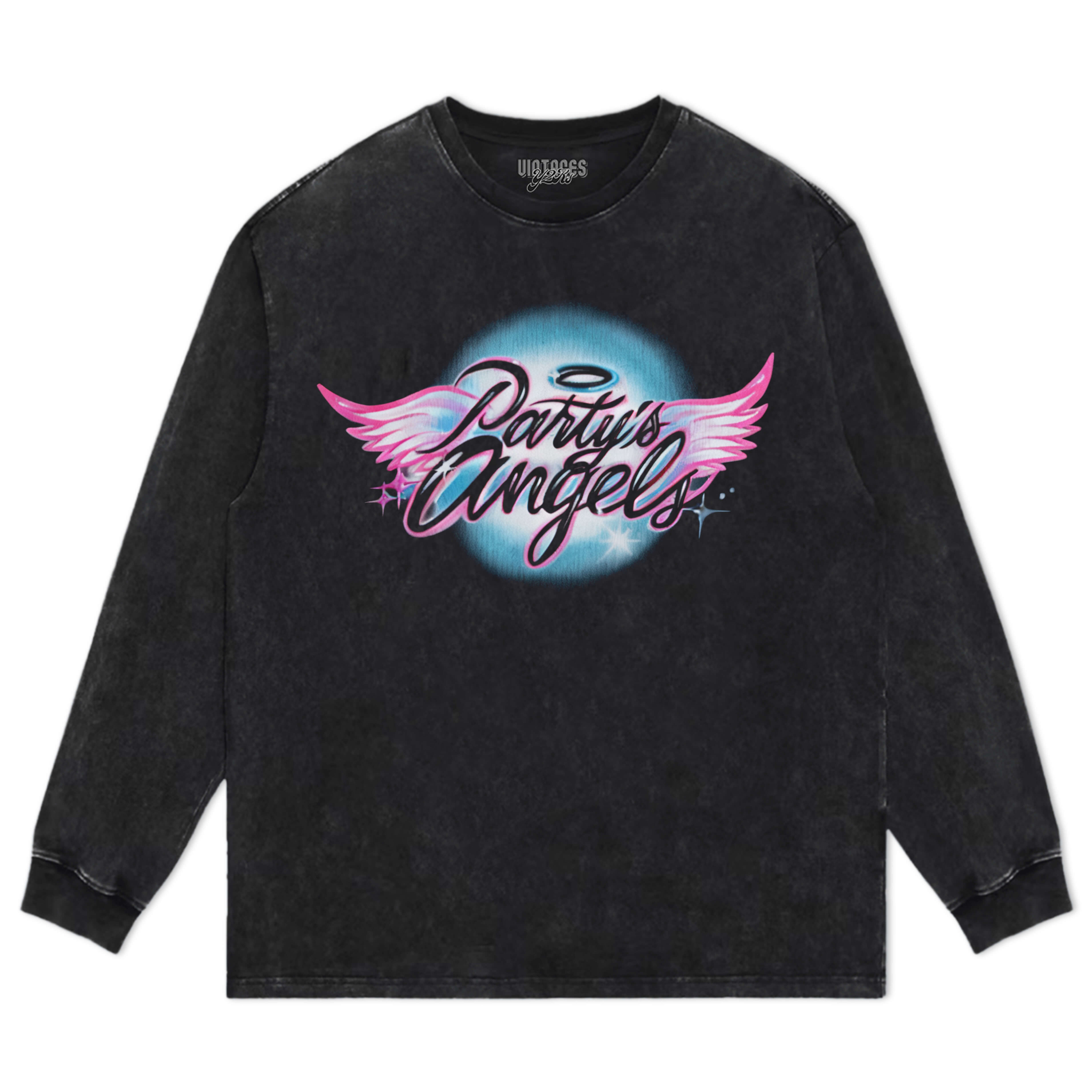 PARTY'S ANGELS WINGS TANK TEE & LS & HOODIE