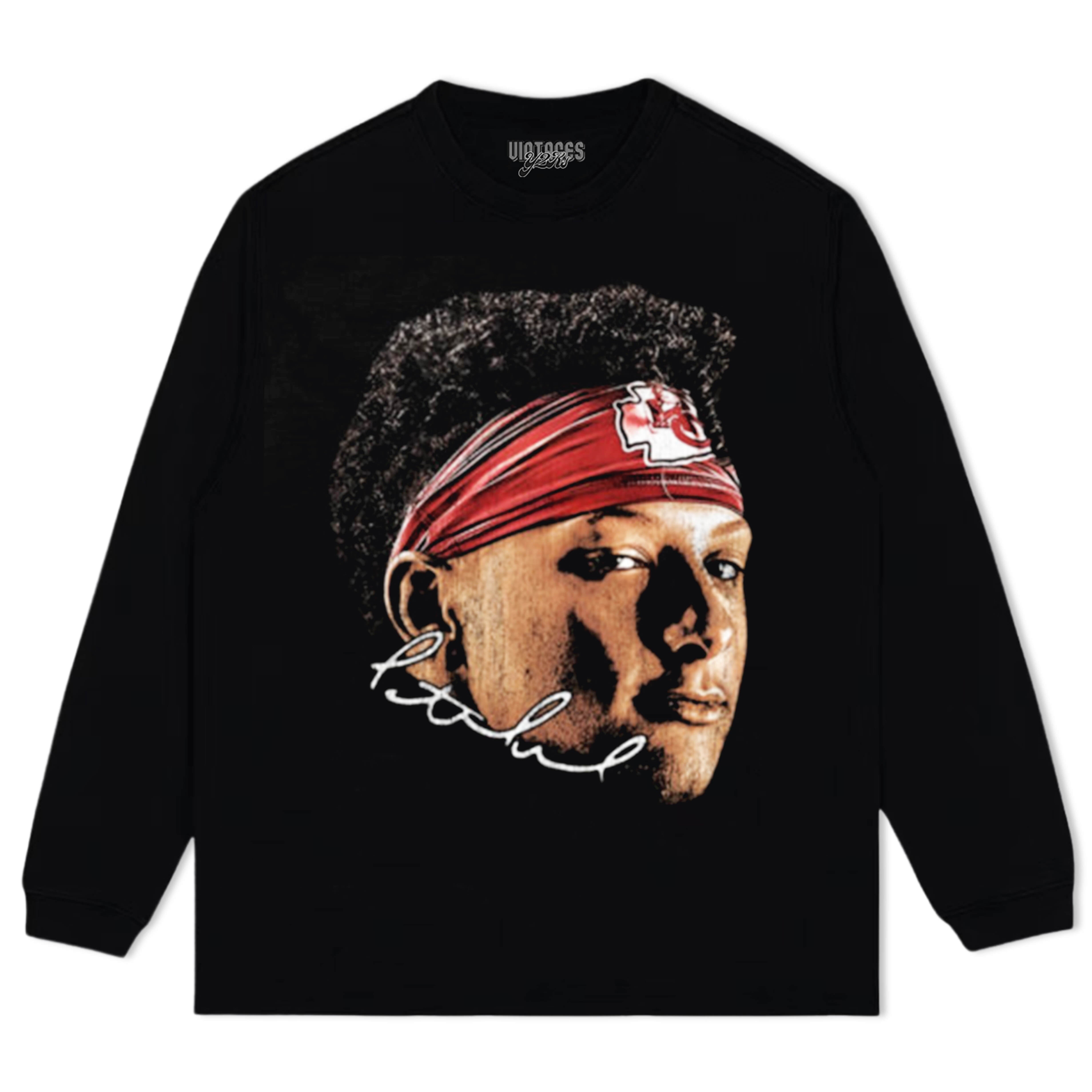 PATRICK MAHOMES BIG FACE & LS & HOODIE
