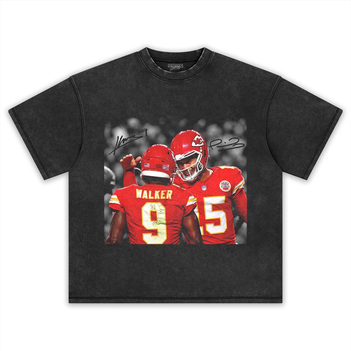 PATRICK MAHOMES & KENNETH WALKER III TANK TOP & TEE & LONG SLEEVE & LAYERED LS & HOODIE