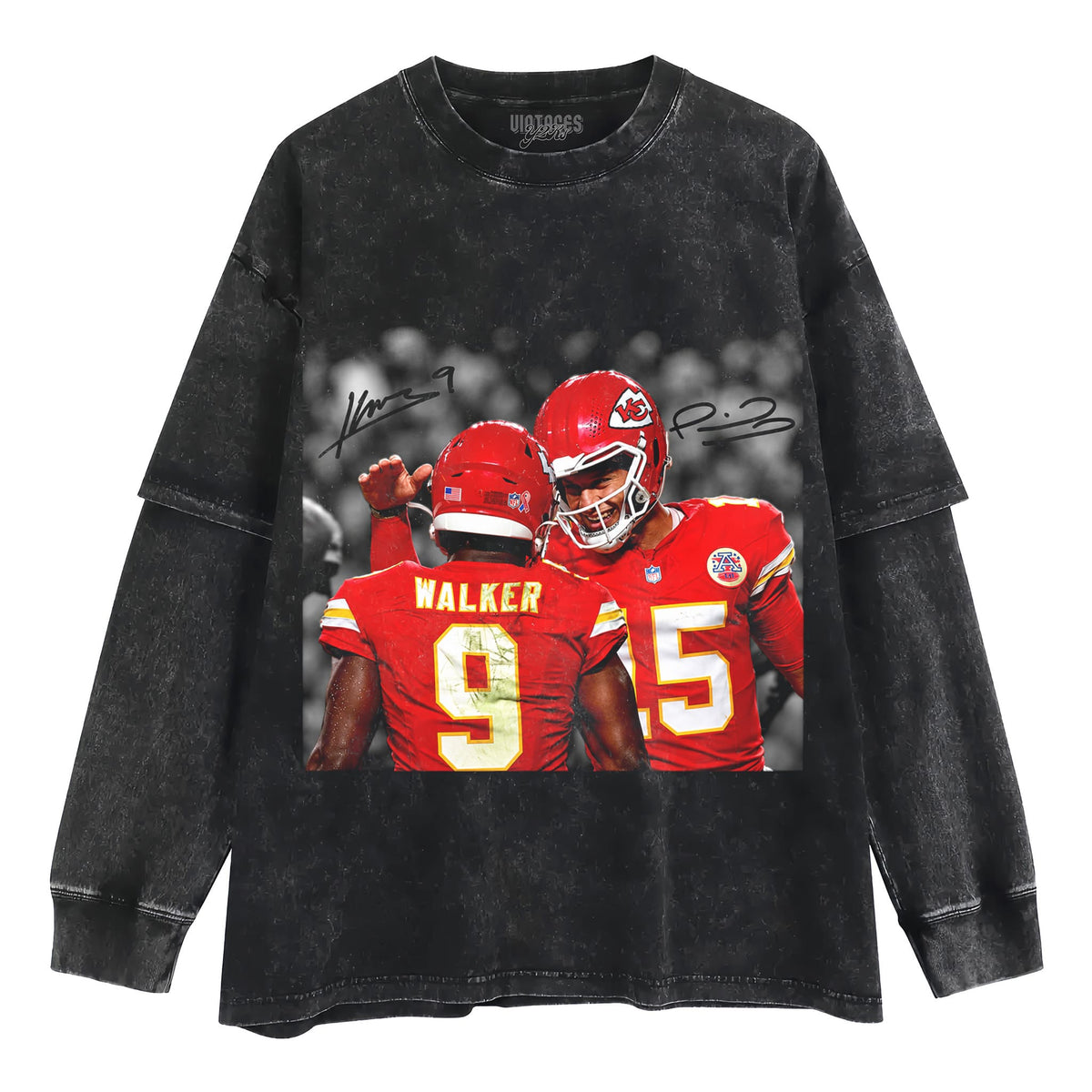PATRICK MAHOMES & KENNETH WALKER III TANK TOP & TEE & LONG SLEEVE & LAYERED LS & HOODIE