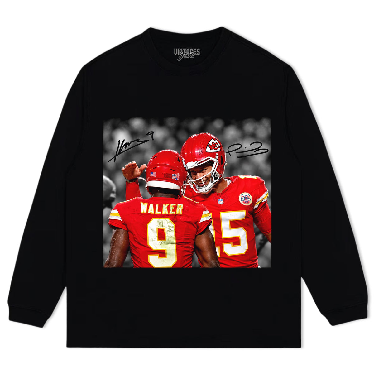 PATRICK MAHOMES & KENNETH WALKER III TANK TOP & TEE & LONG SLEEVE & LAYERED LS & HOODIE