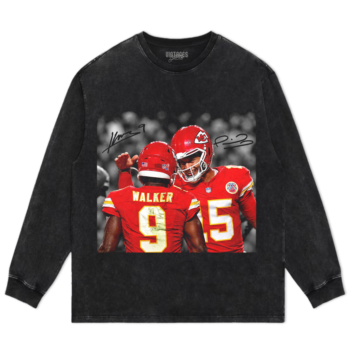 PATRICK MAHOMES & KENNETH WALKER III TANK TOP & TEE & LONG SLEEVE & LAYERED LS & HOODIE