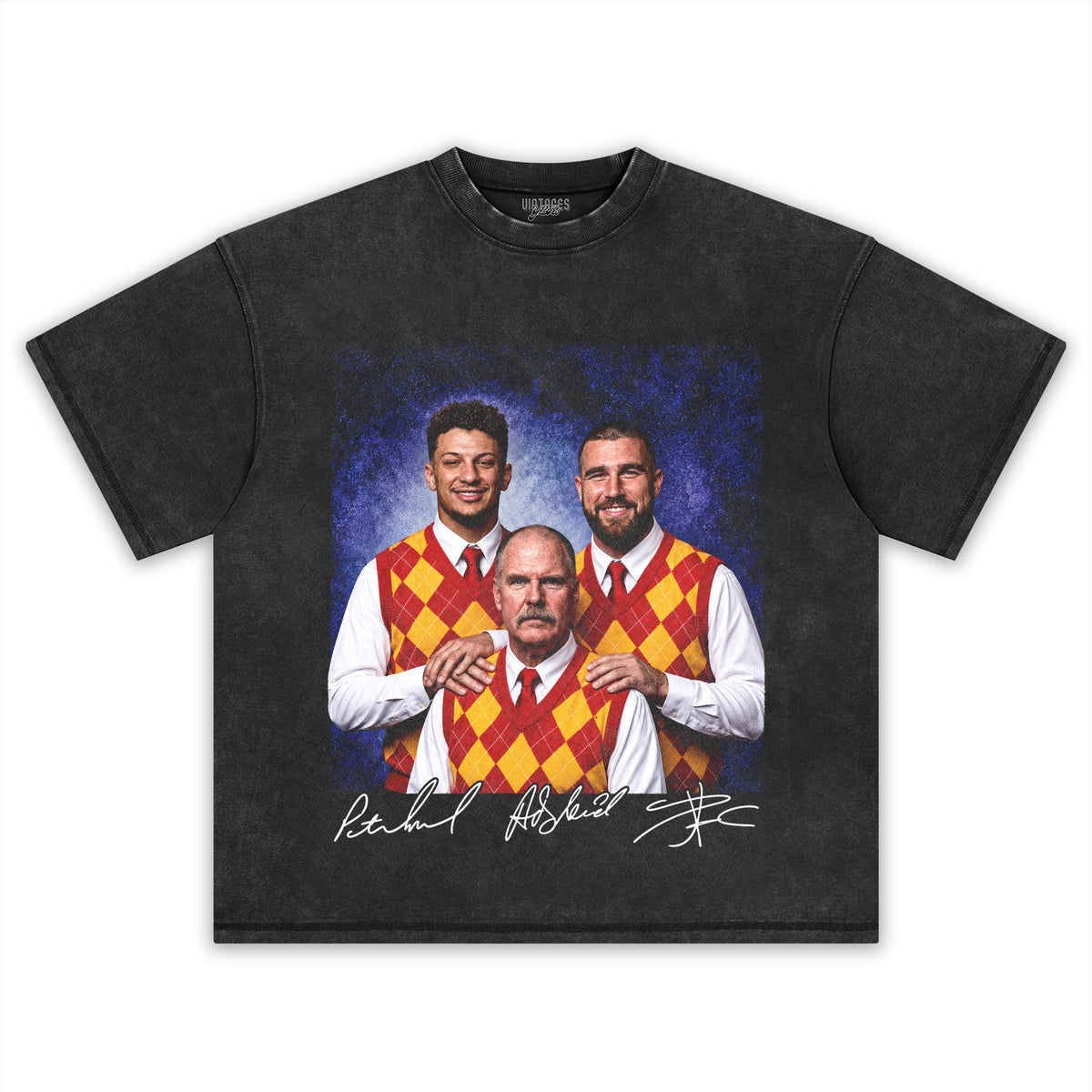 PATRICK MAHOMES & REID & TRAVIS KELCE TANK TOP & TEE & LONG SLEEVE & LAYERED LS & HOODIE