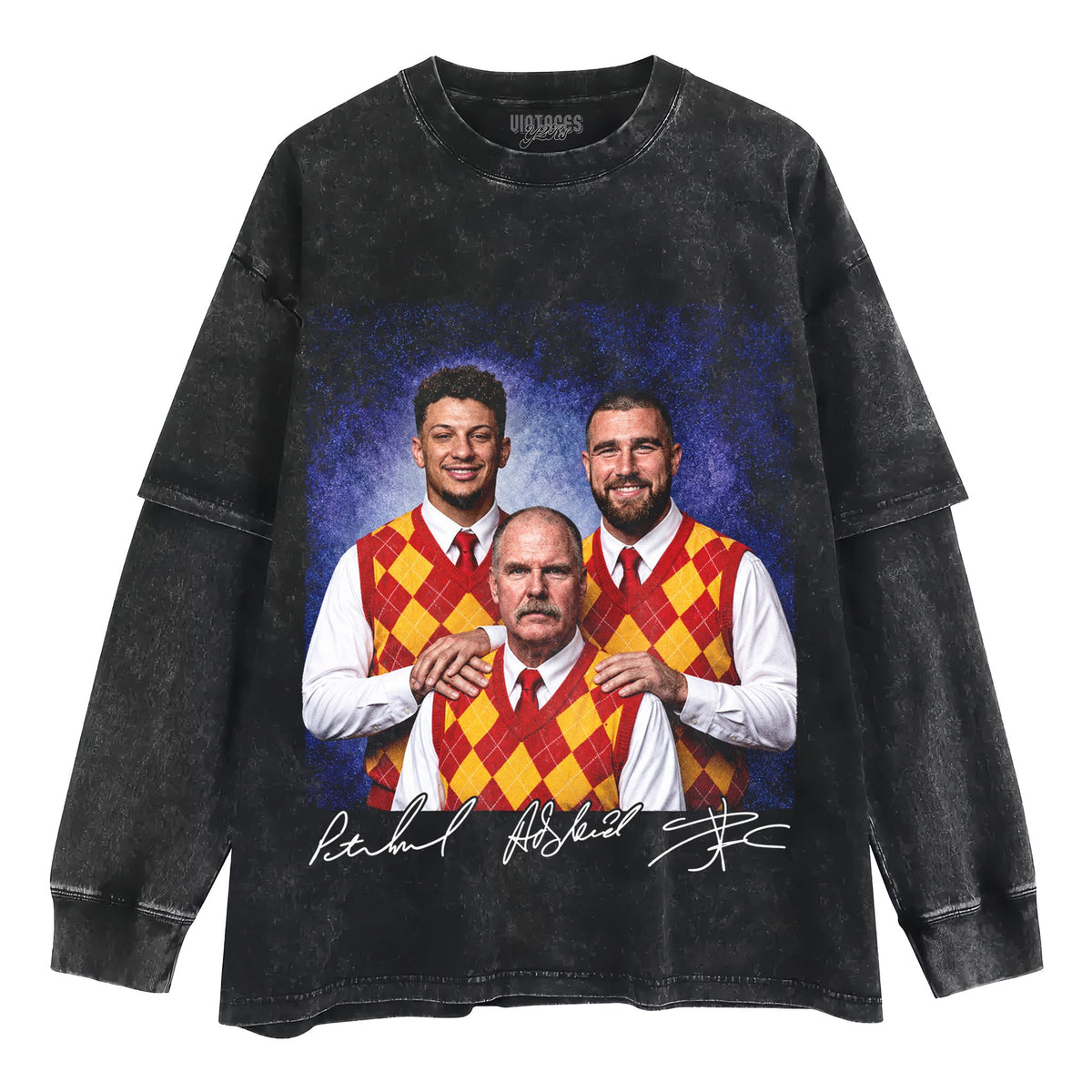PATRICK MAHOMES & REID & TRAVIS KELCE TANK TOP & TEE & LONG SLEEVE & LAYERED LS & HOODIE
