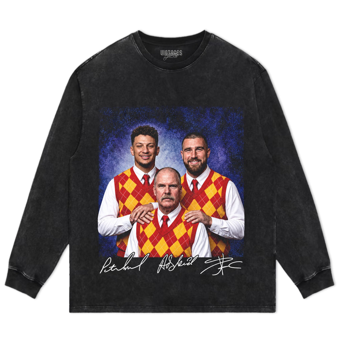 PATRICK MAHOMES & REID & TRAVIS KELCE TANK TOP & TEE & LONG SLEEVE & LAYERED LS & HOODIE
