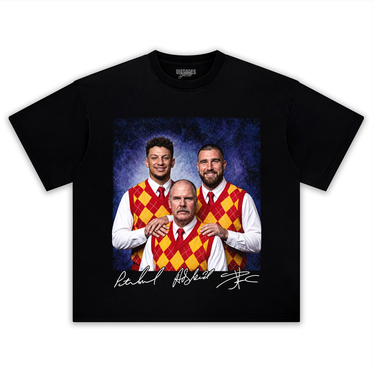 PATRICK MAHOMES & REID & TRAVIS KELCE TANK TOP & TEE & LONG SLEEVE & LAYERED LS & HOODIE