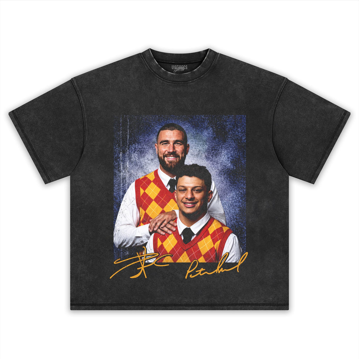 PATRICK MAHOMES & TRAVIS KELCE - STEP BROTHERS TANK TOP & TEE & LONG SLEEVE & LAYERED LS & HOODIE