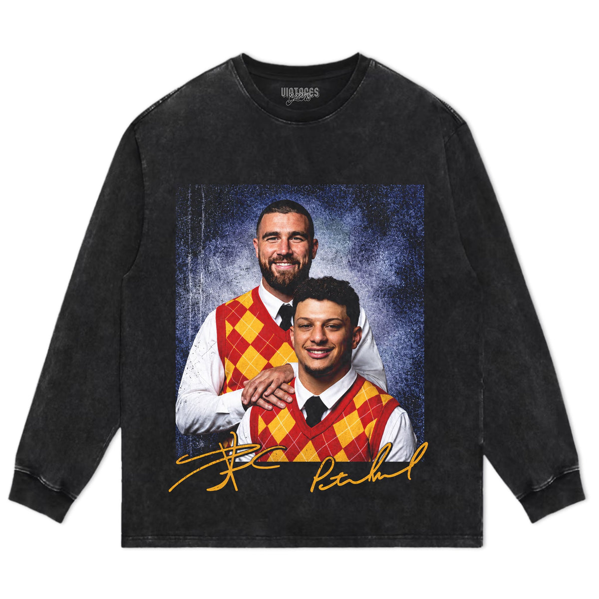 PATRICK MAHOMES & TRAVIS KELCE - STEP BROTHERS TANK TOP & TEE & LONG SLEEVE & LAYERED LS & HOODIE