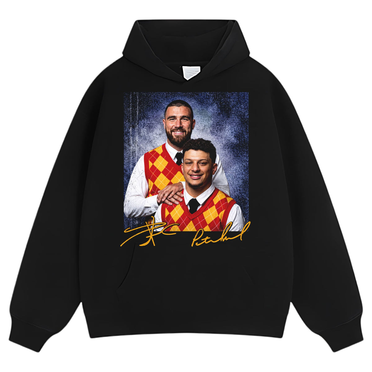 PATRICK MAHOMES & TRAVIS KELCE - STEP BROTHERS TANK TOP & TEE & LONG SLEEVE & LAYERED LS & HOODIE