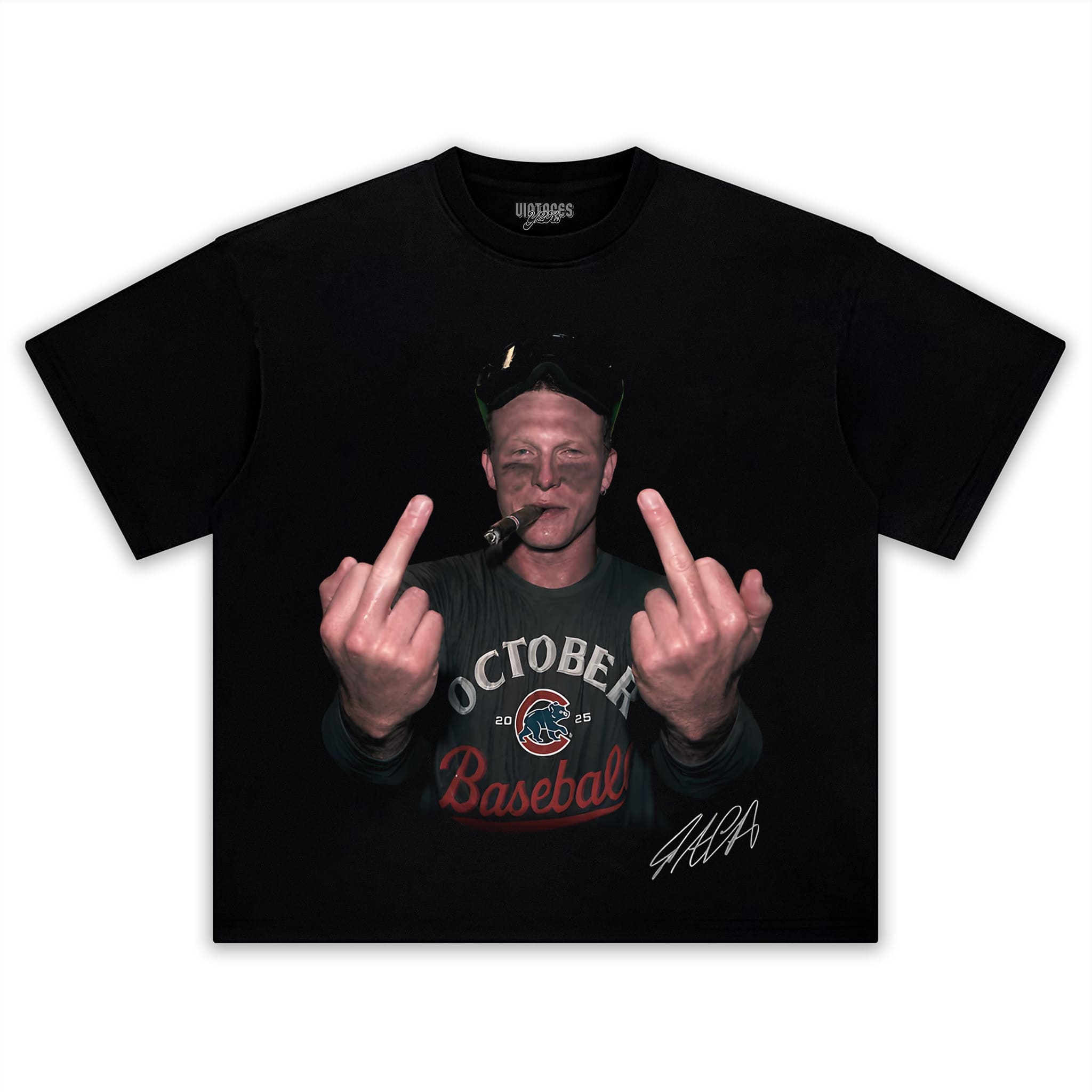 PETE CROW-ARMSTRONG - THE MIDDLE FINGER MEME TANK TOP & TEE & LONG SLEEVE & LAYERED LS & HOODIE