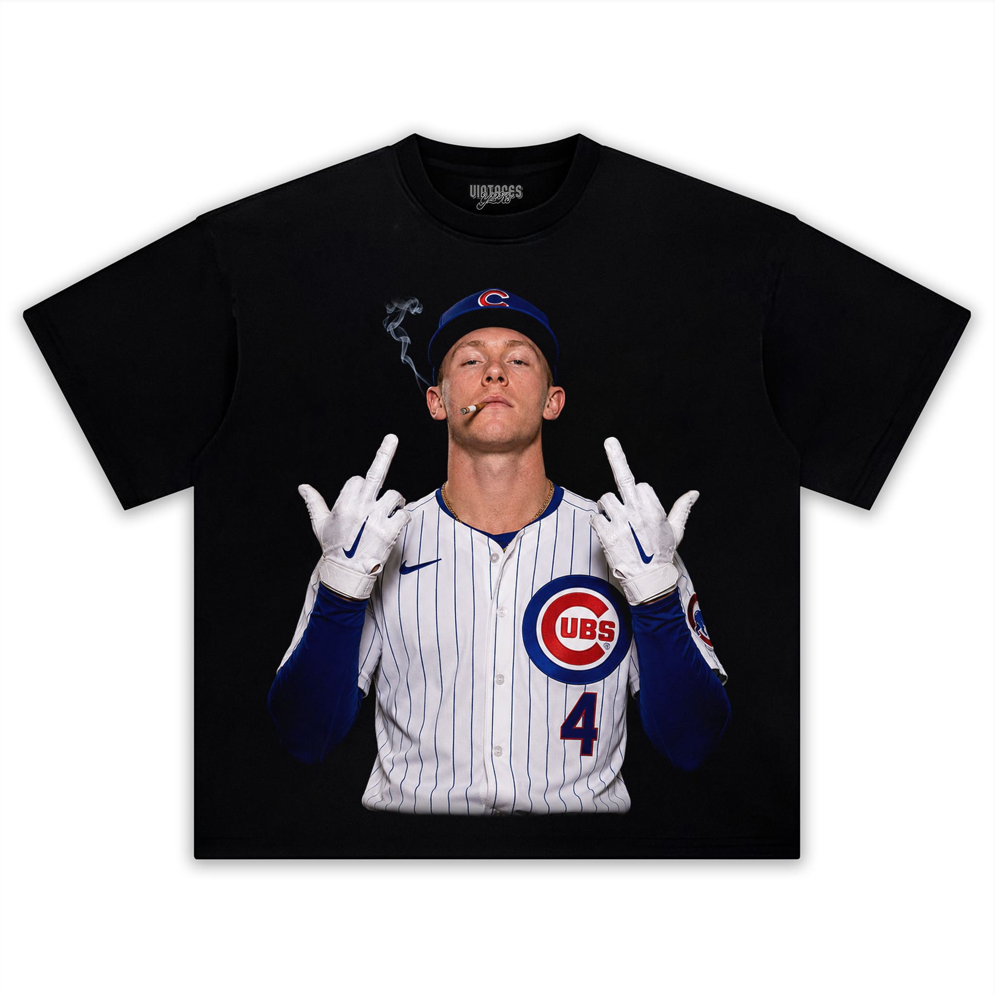 PETE CROW-ARMSTRONG - THE MIDDLE FINGER MEME V2 TANK TOP & TEE & LONG SLEEVE & LAYERED LS & HOODIE