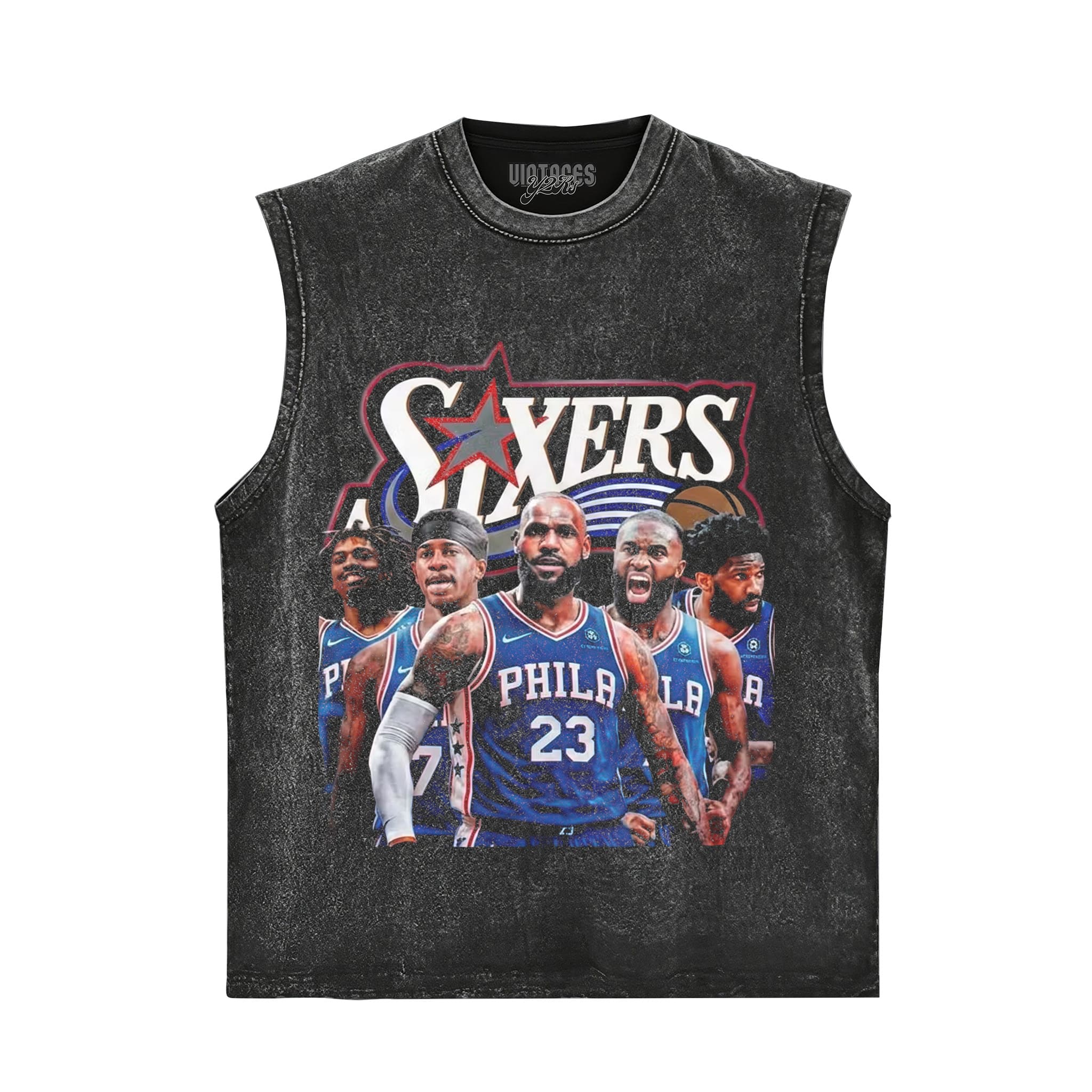 PHILADELPHIA 76ERS TEAM GRAPHIC TANK TOP & TEE & LONG SLEEVE & LAYERED LS & HOODIE