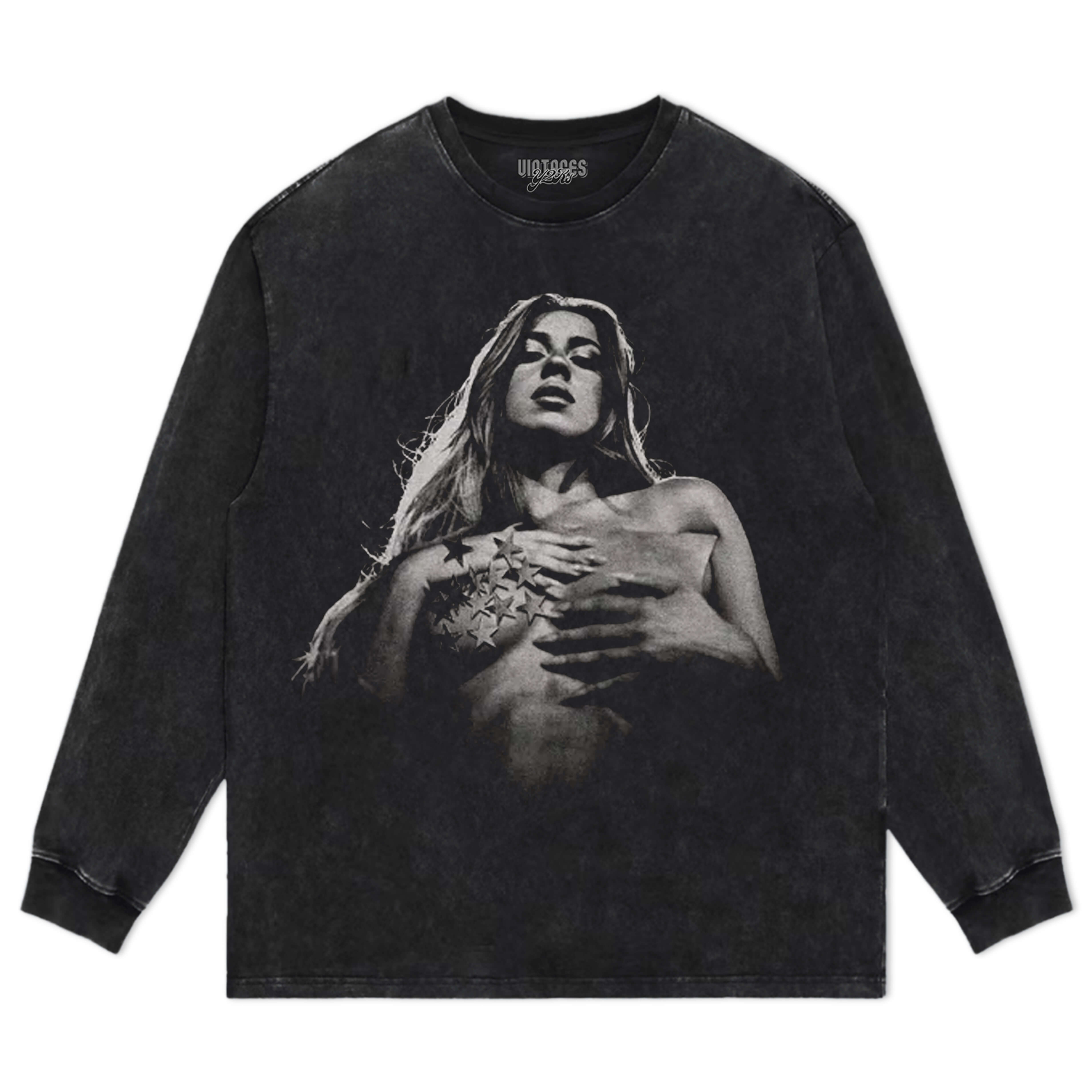 TATE MCRAE POSE BLACK TOUR TEE