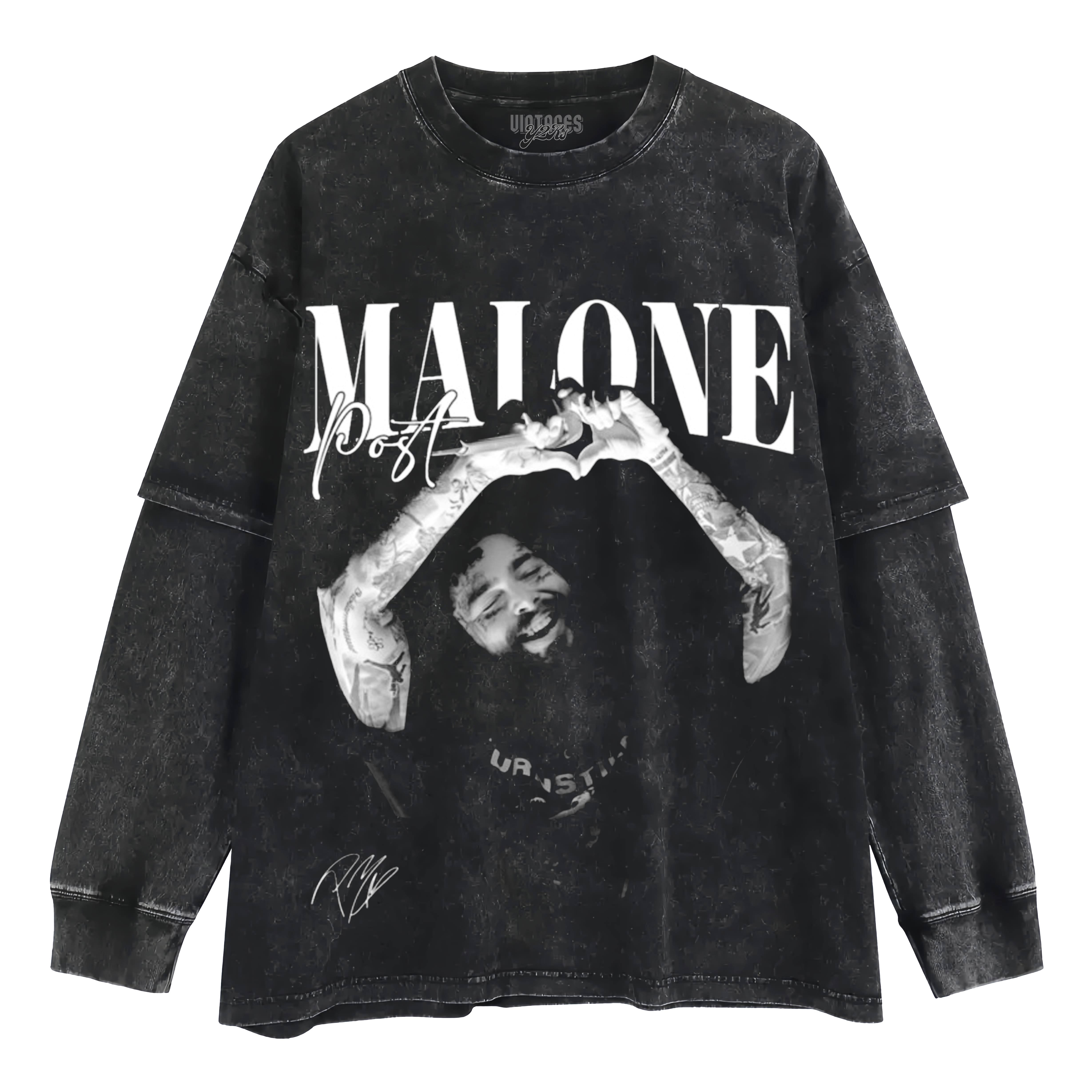POSTY ALTERNATIVE RETRO LAYERED LONG SLEEVE