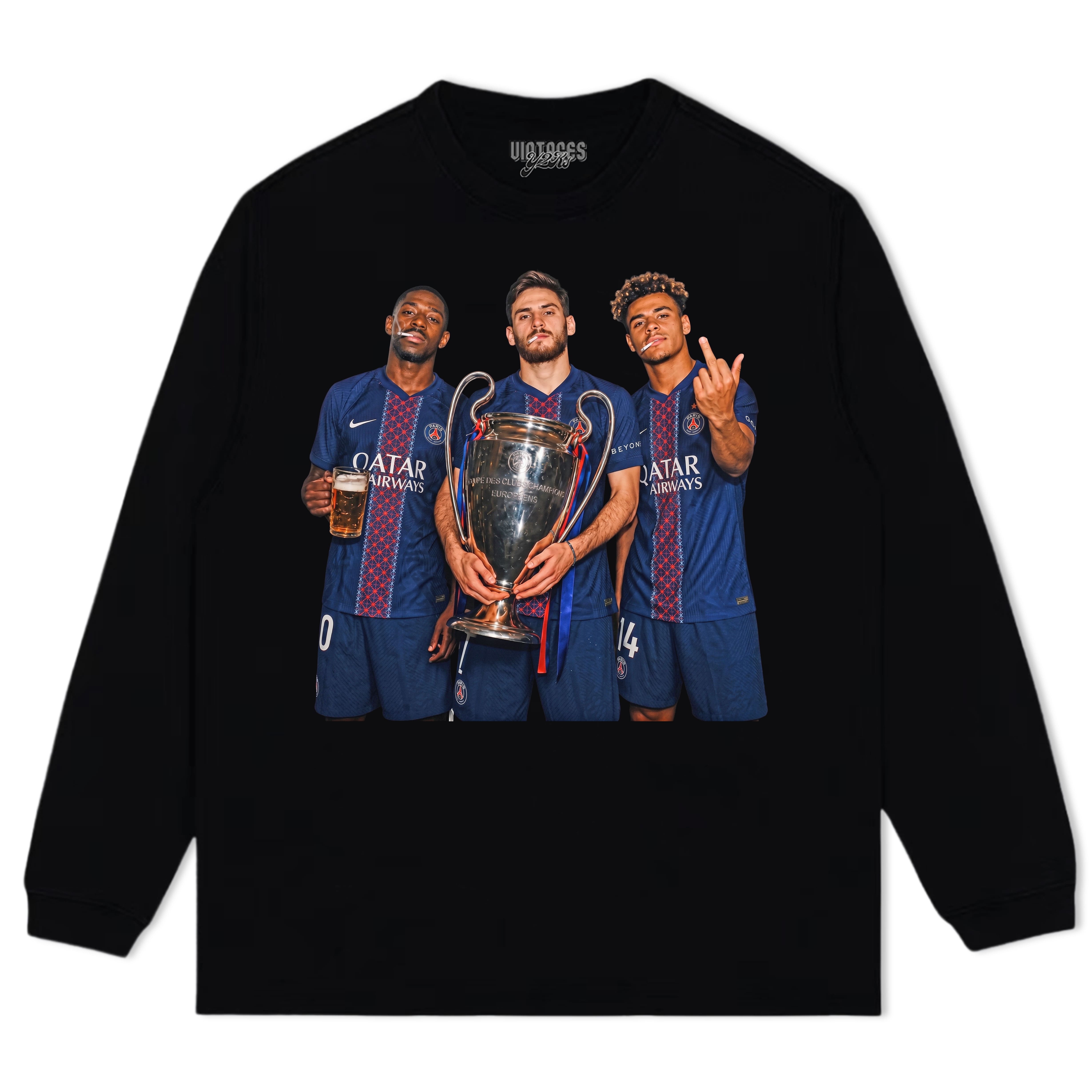 PSG CHAMPIONS TANK TOP & TEE & LONG SLEEVE & LAYERED LS & HOODIE