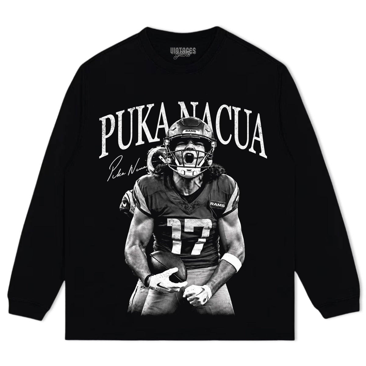 PUKA NACUA FOOTBALL PORTRAIT TANK TOP & TEE & LONG SLEEVE & LAYERED LS & HOODIE