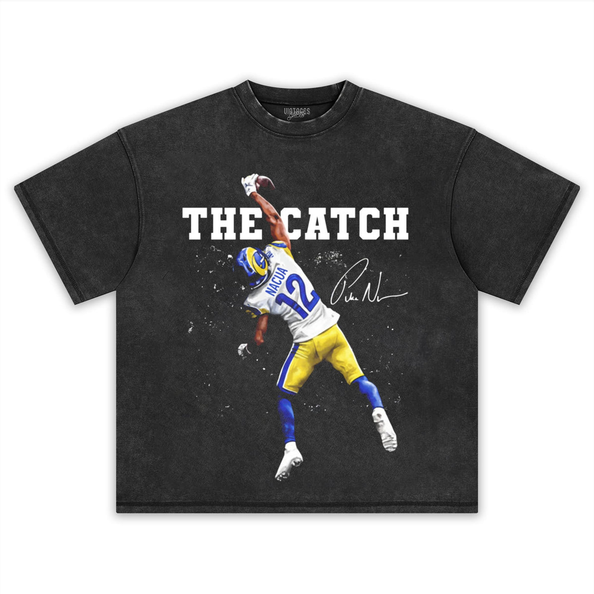 PUKA NACUA THE CATCH LOS ANGELES FOOTBALL TANK TOP & TEE & LONG SLEEVE & LAYERED LS & HOODIE