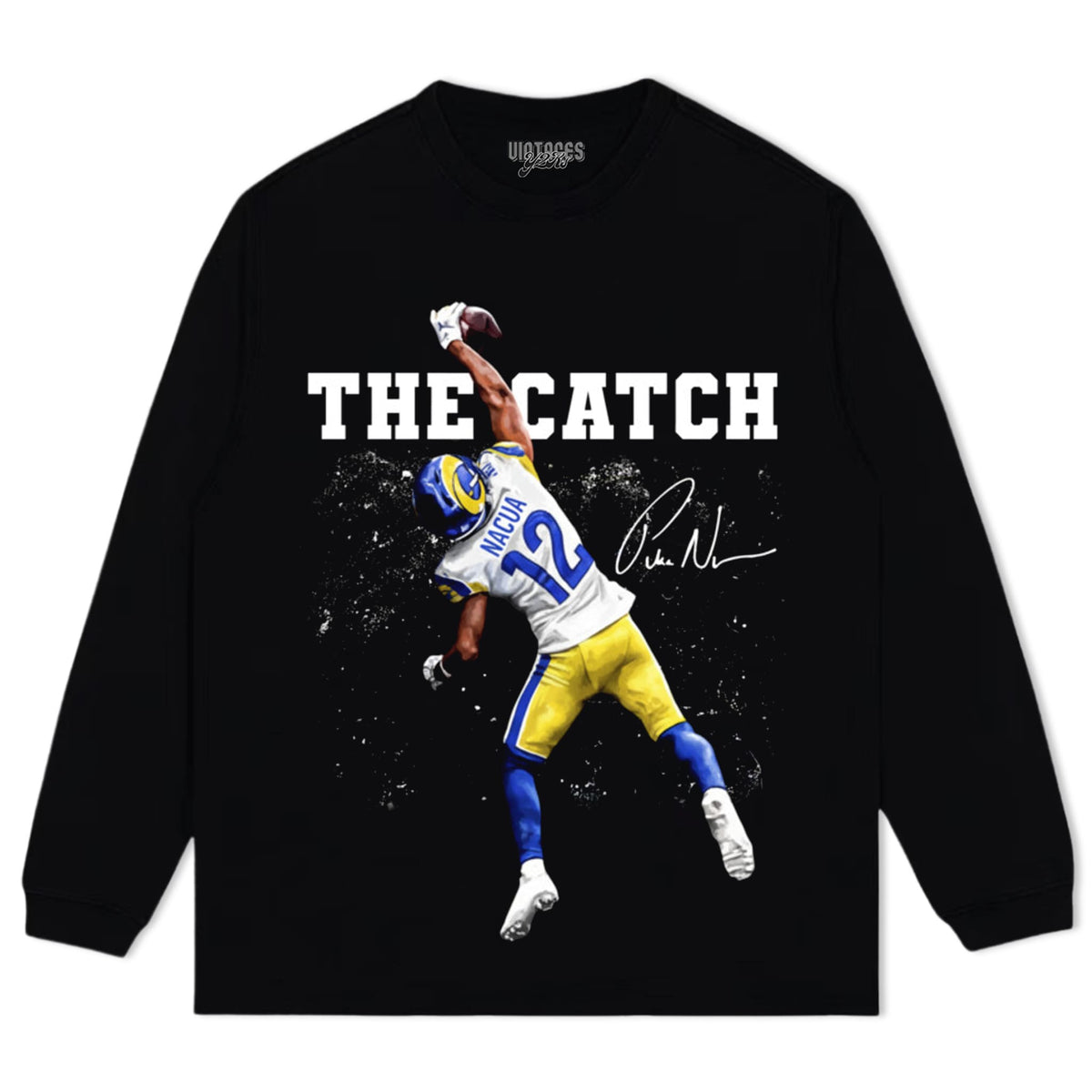 PUKA NACUA THE CATCH LOS ANGELES FOOTBALL TANK TOP & TEE & LONG SLEEVE & LAYERED LS & HOODIE
