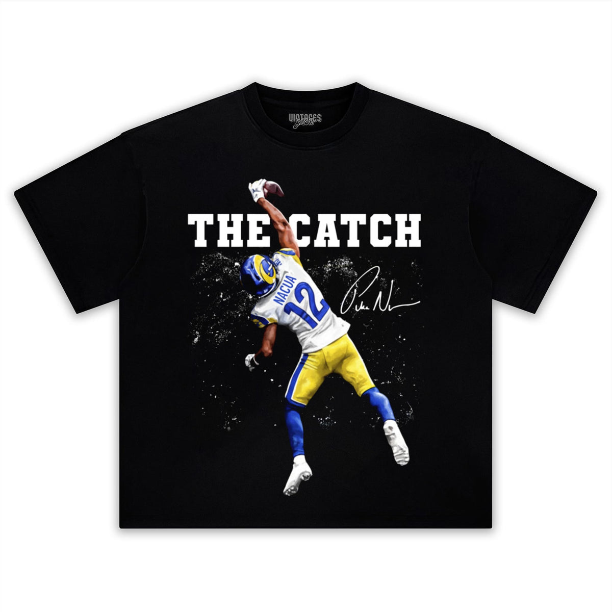 PUKA NACUA THE CATCH LOS ANGELES FOOTBALL TANK TOP & TEE & LONG SLEEVE & LAYERED LS & HOODIE