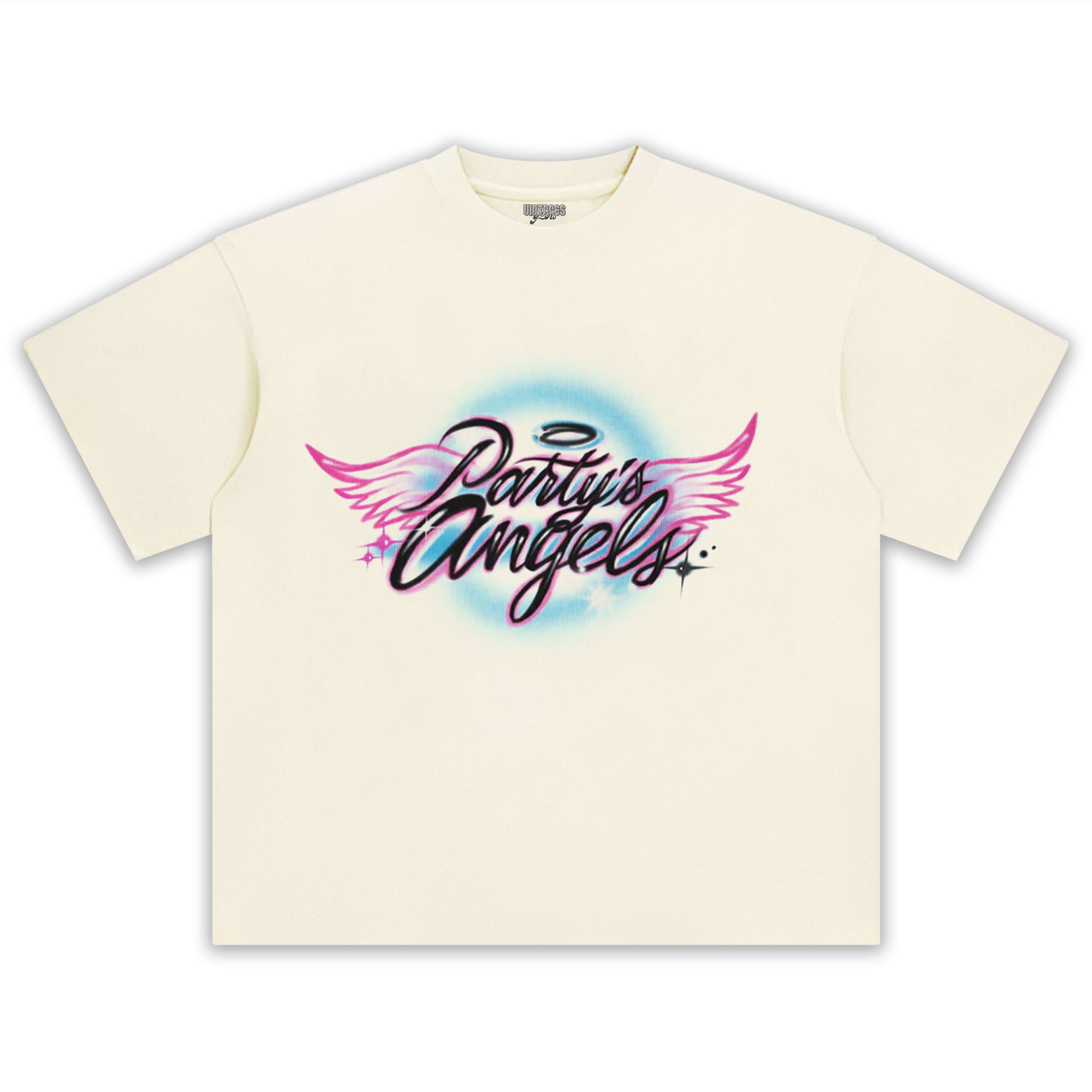 PARTY'S ANGELS WINGS TANK TEE & LS & HOODIE