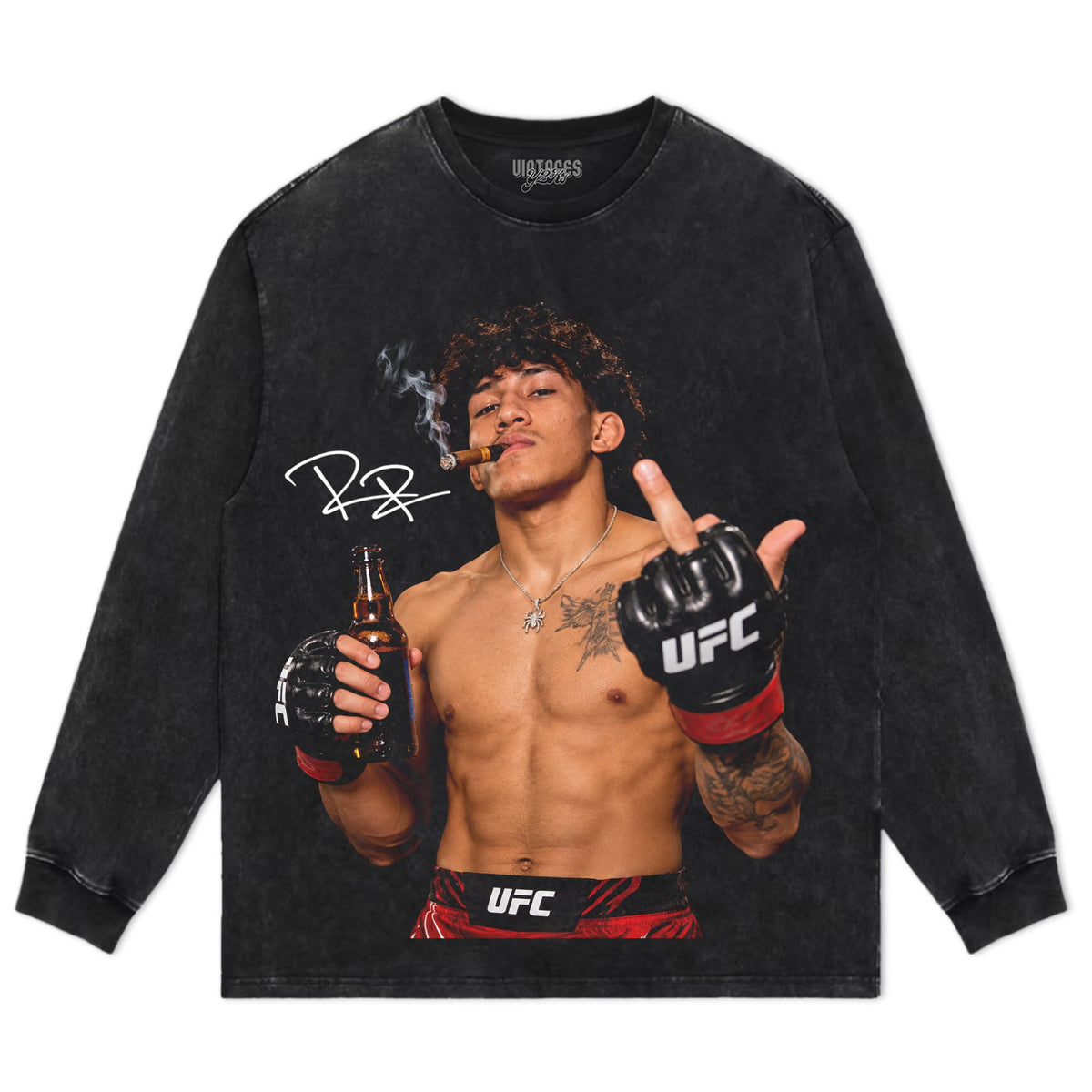 RAÚL ROSAS JR. MIDDLE FINGER TANK TOP & TEE & LONG SLEEVE & LAYERED LS & HOODIE
