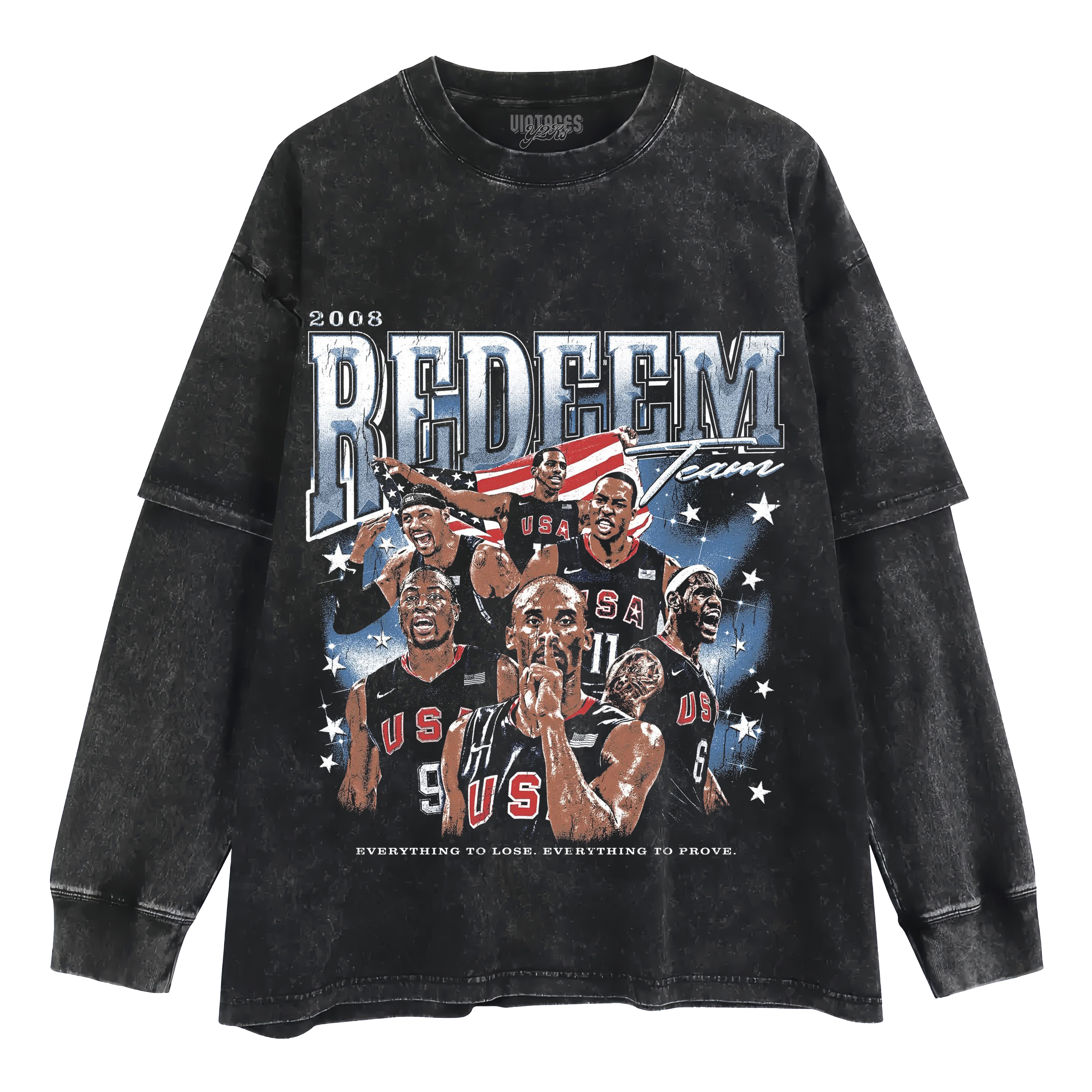 REDEEM TEAM VINTAGE STYLE LAYERED LONG SLEEVE
