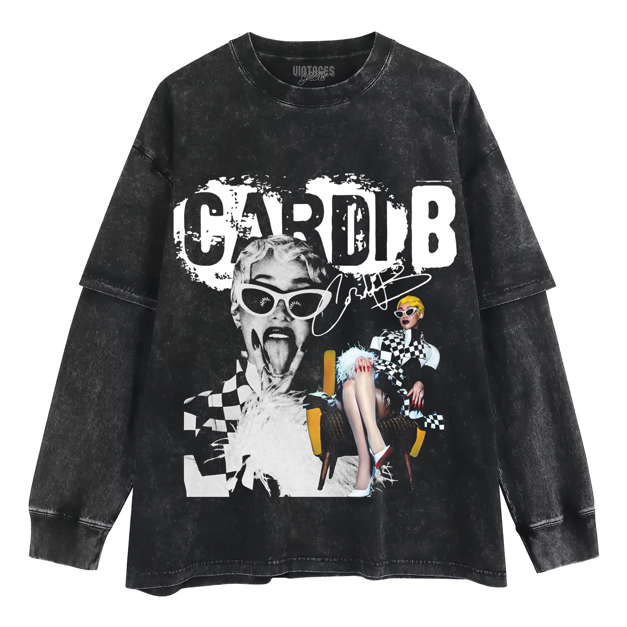 RETRO CARDI B MUSIC CONCERT TOUR 2026 TANK TOP & TEE & LONG SLEEVE & LAYERED LS & HOODIE