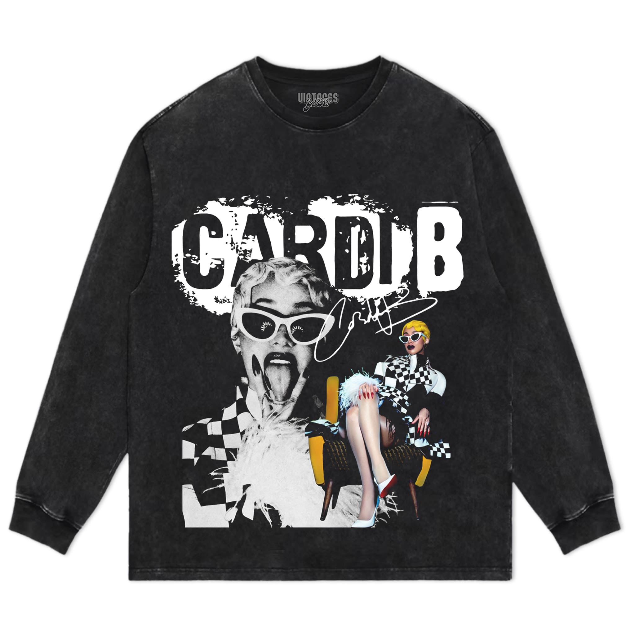 RETRO CARDI B MUSIC CONCERT TOUR 2026 TANK TOP & TEE & LONG SLEEVE & LAYERED LS & HOODIE