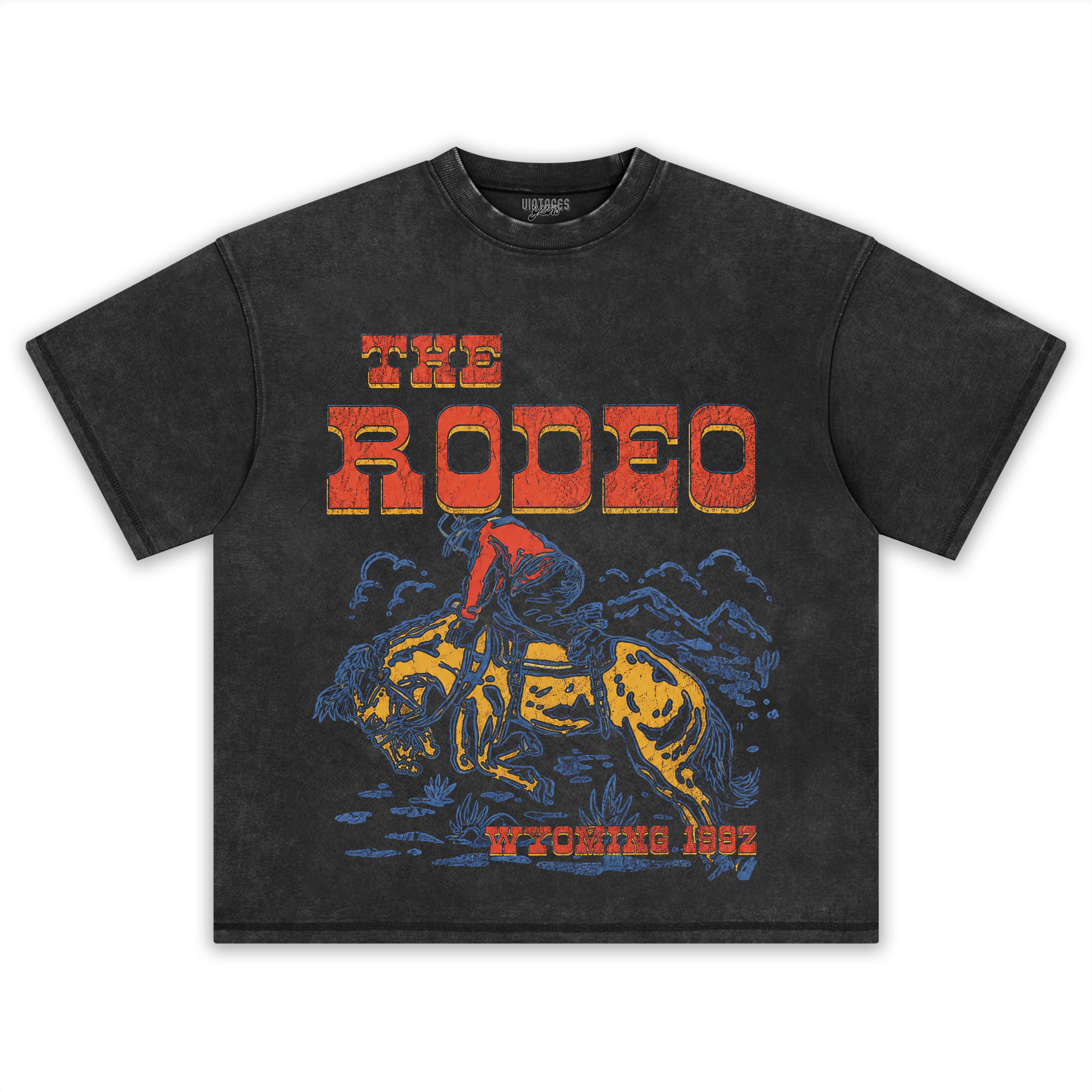 RETRO COWBOY RODEO SHIRT WESTERN TANK TOP & TEE & LONG SLEEVE & LAYERED LS & HOODIE
