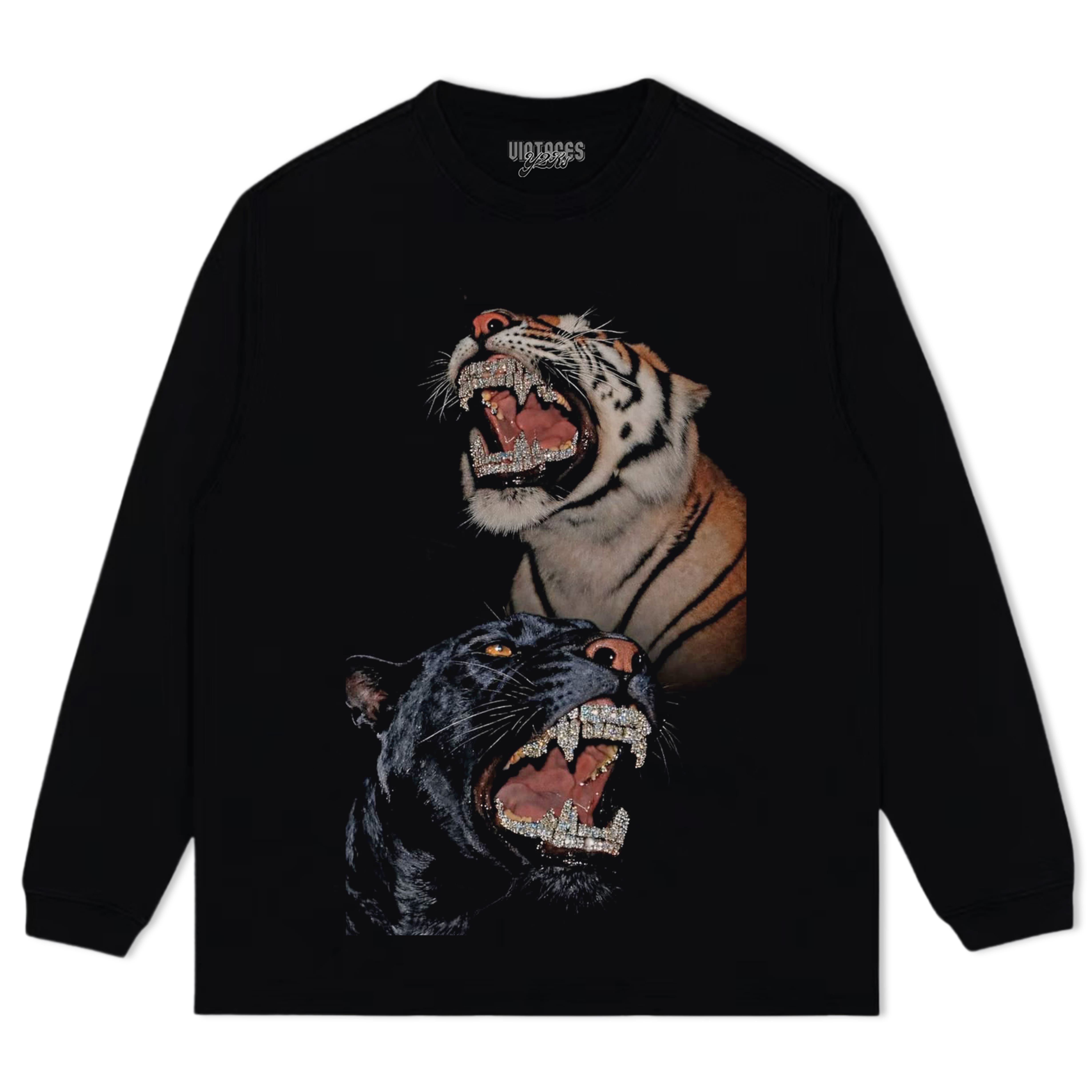 RETRO STREET STYLE & BLACK PANTHER - TIGER TANK TOP & TEE & LONG SLEEVE & LAYERED LS & HOODIE